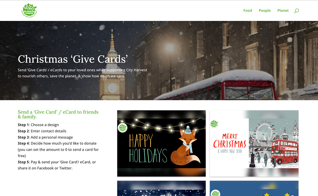 Holiday Fundraising with eCards