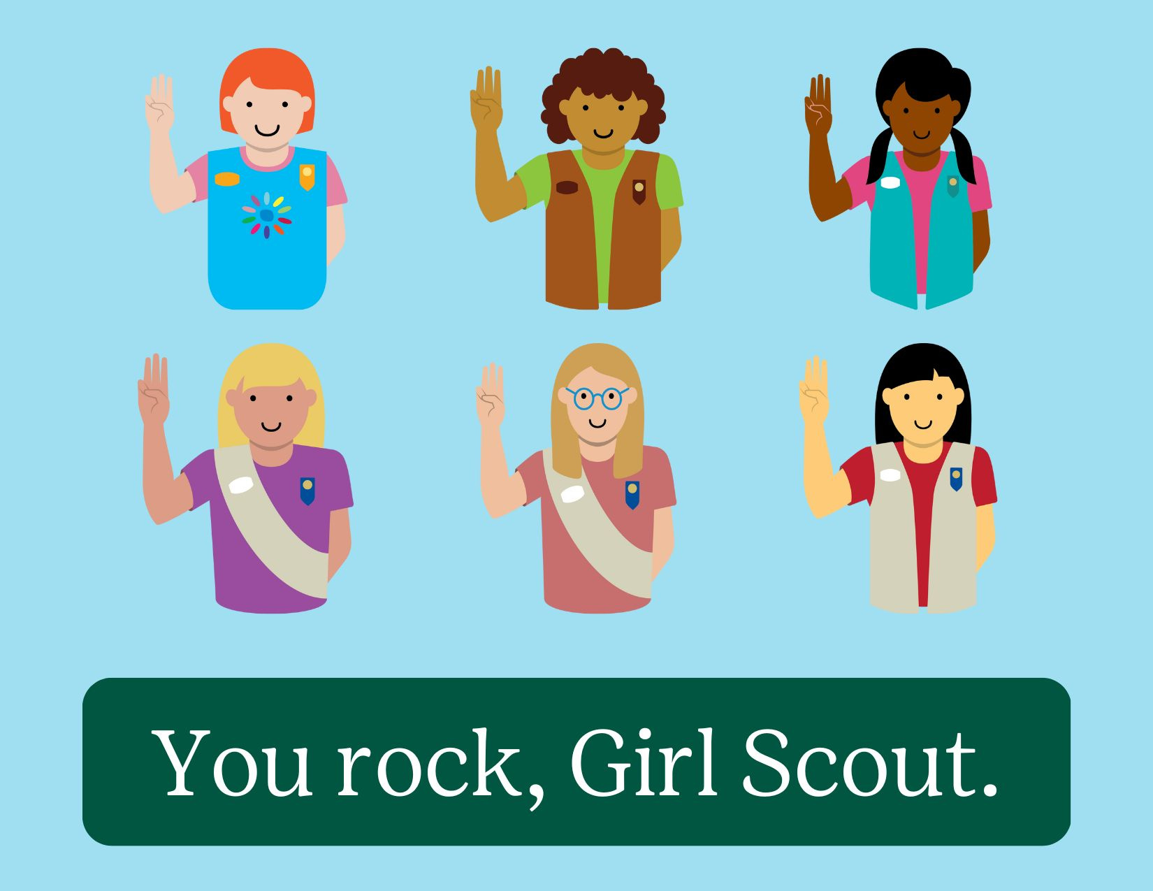 Girl Scouts Volunteer Recognition eCards