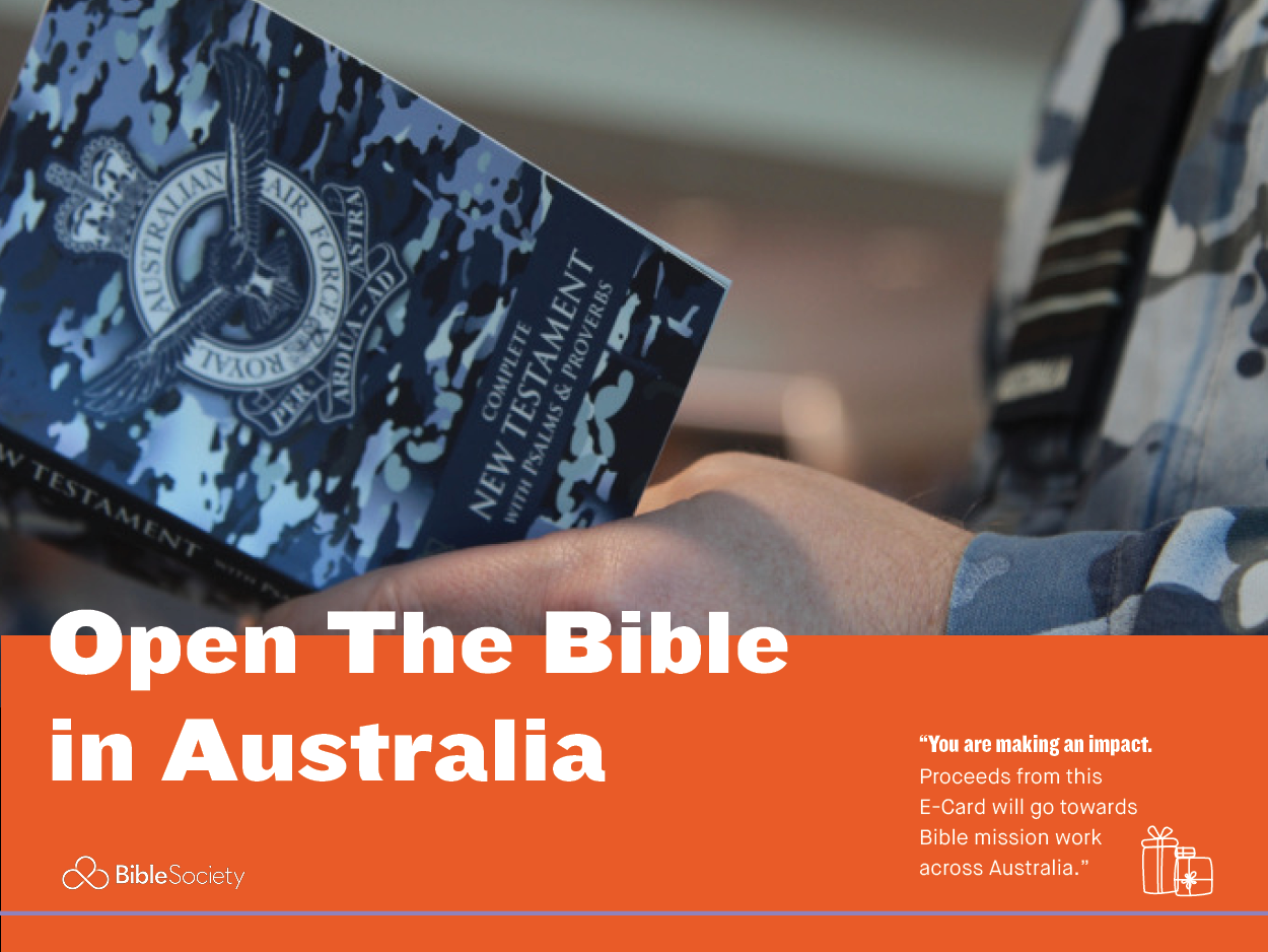 Bible Society eCard Donations