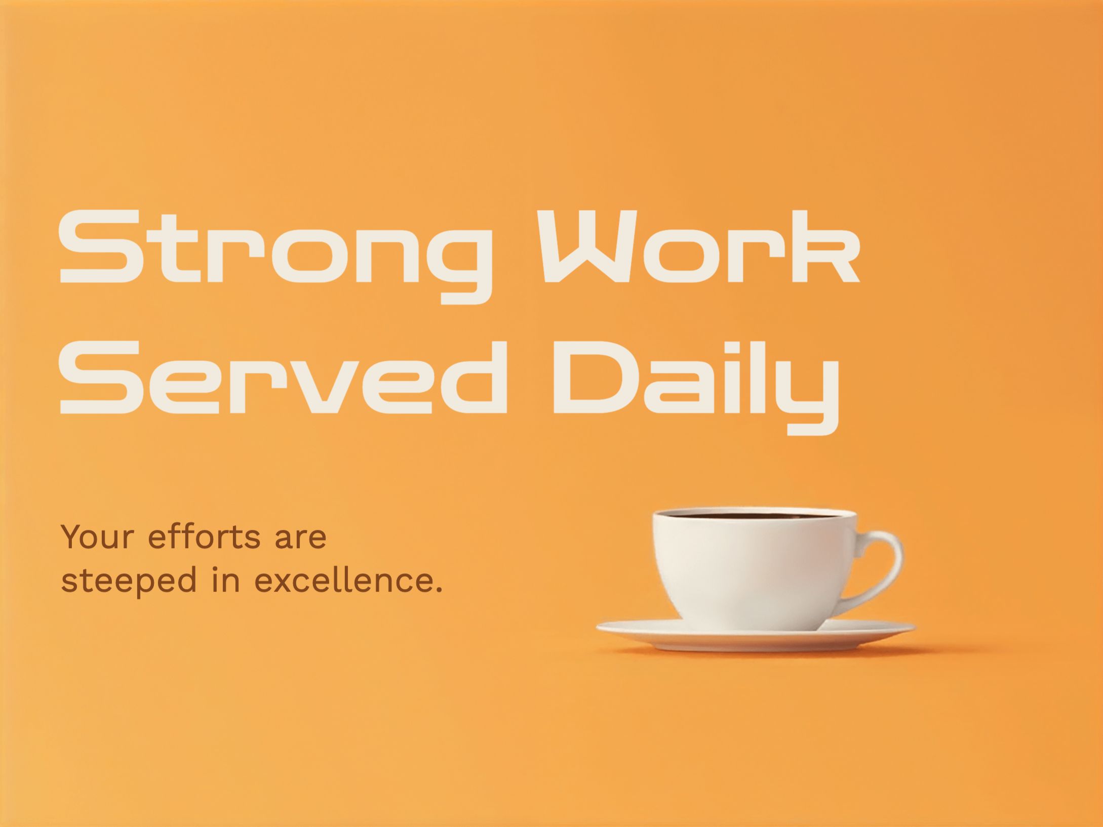 Espresso Yourself eCard Template