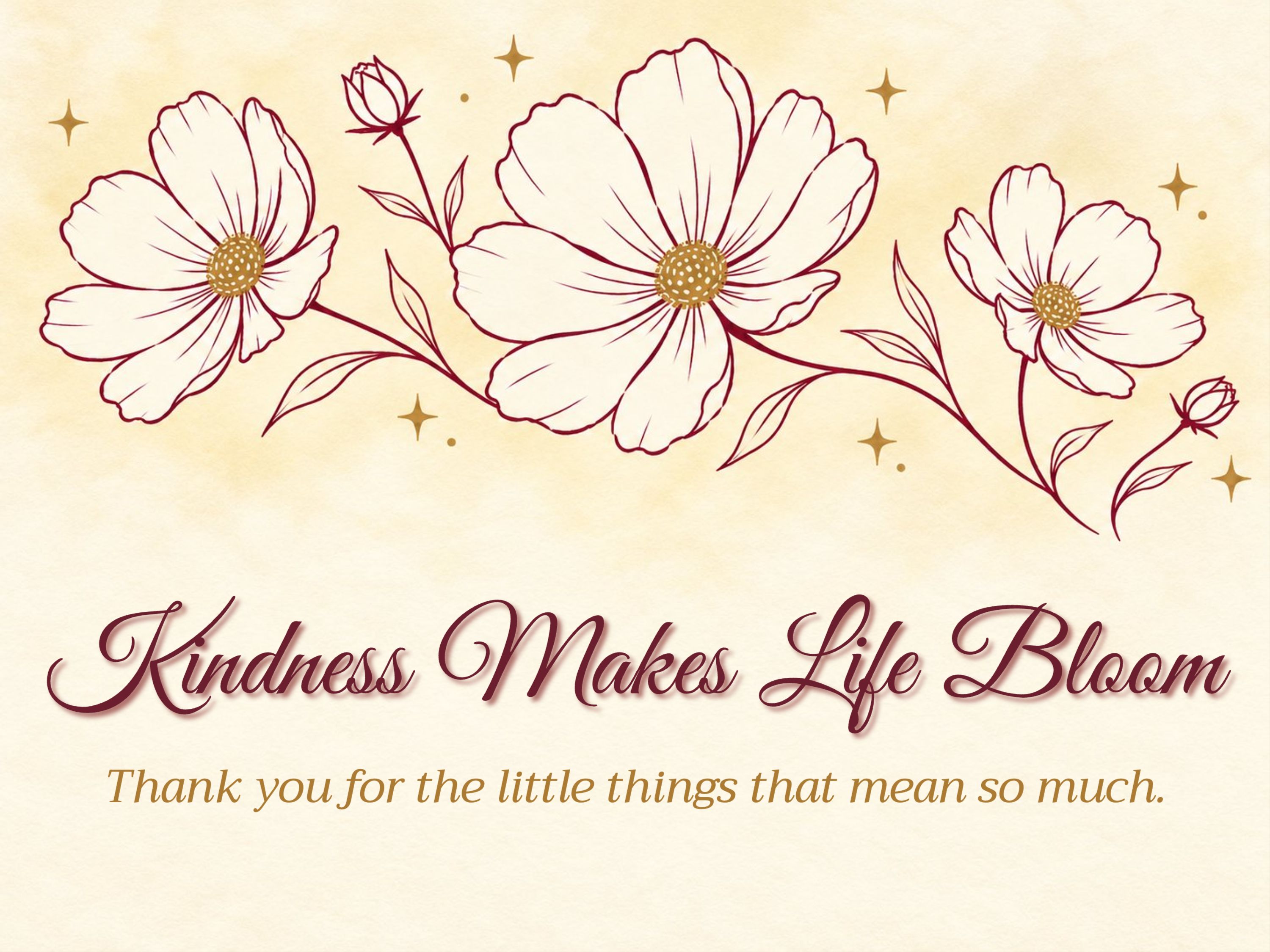 Gratitude in Bloom eCard template preview