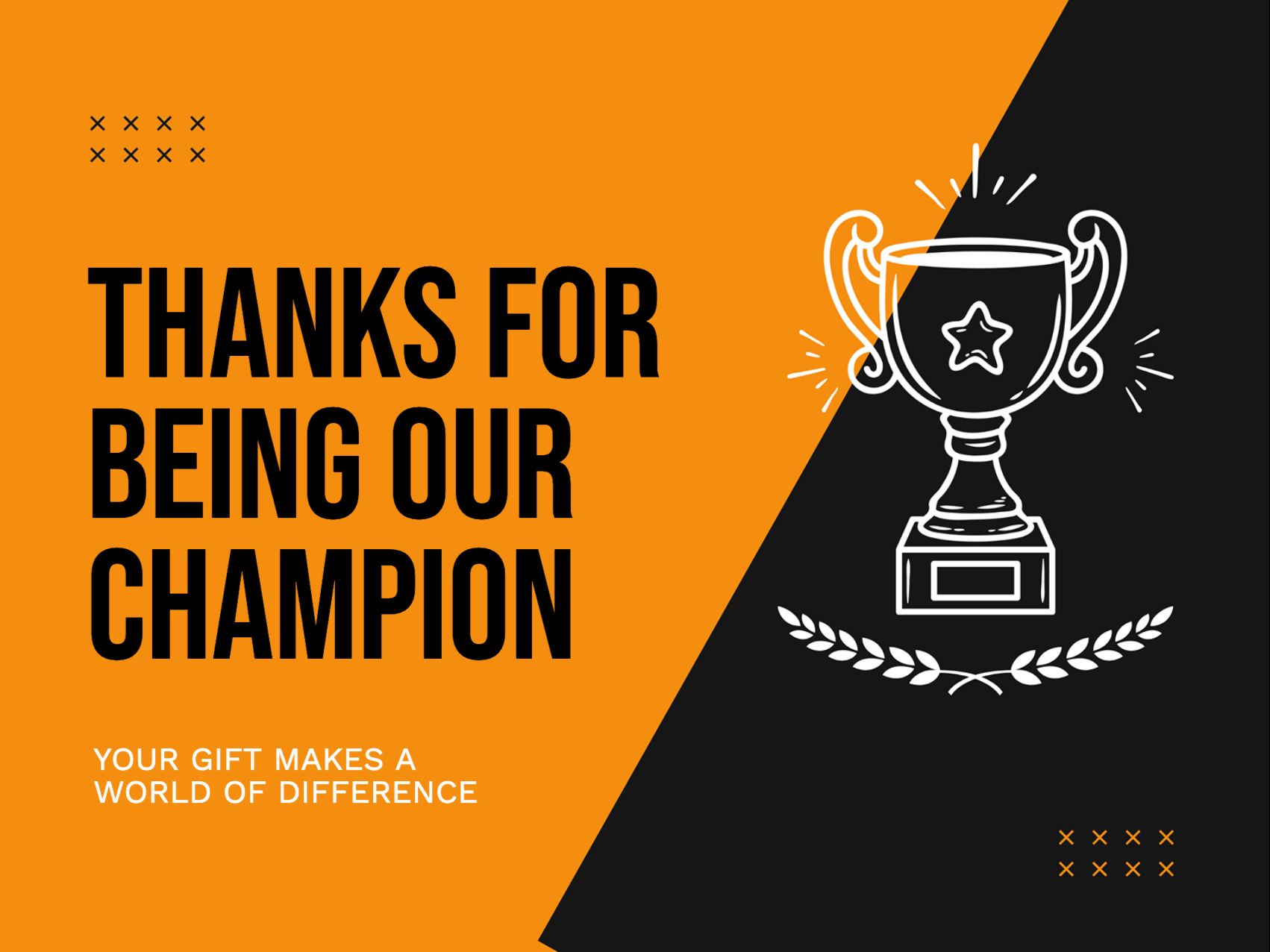 Victory Lap eCard Template