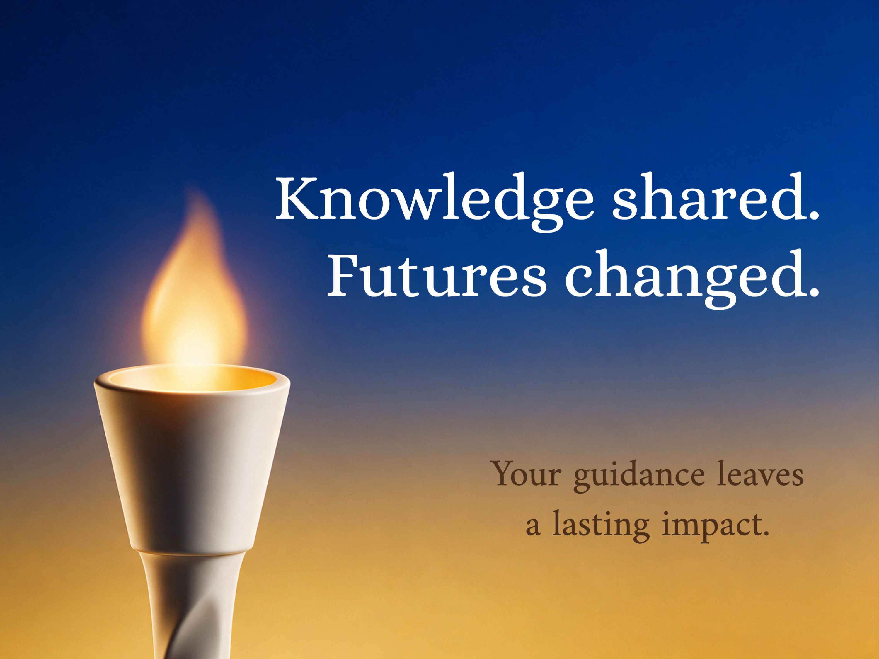 Passing the Torch eCard template preview