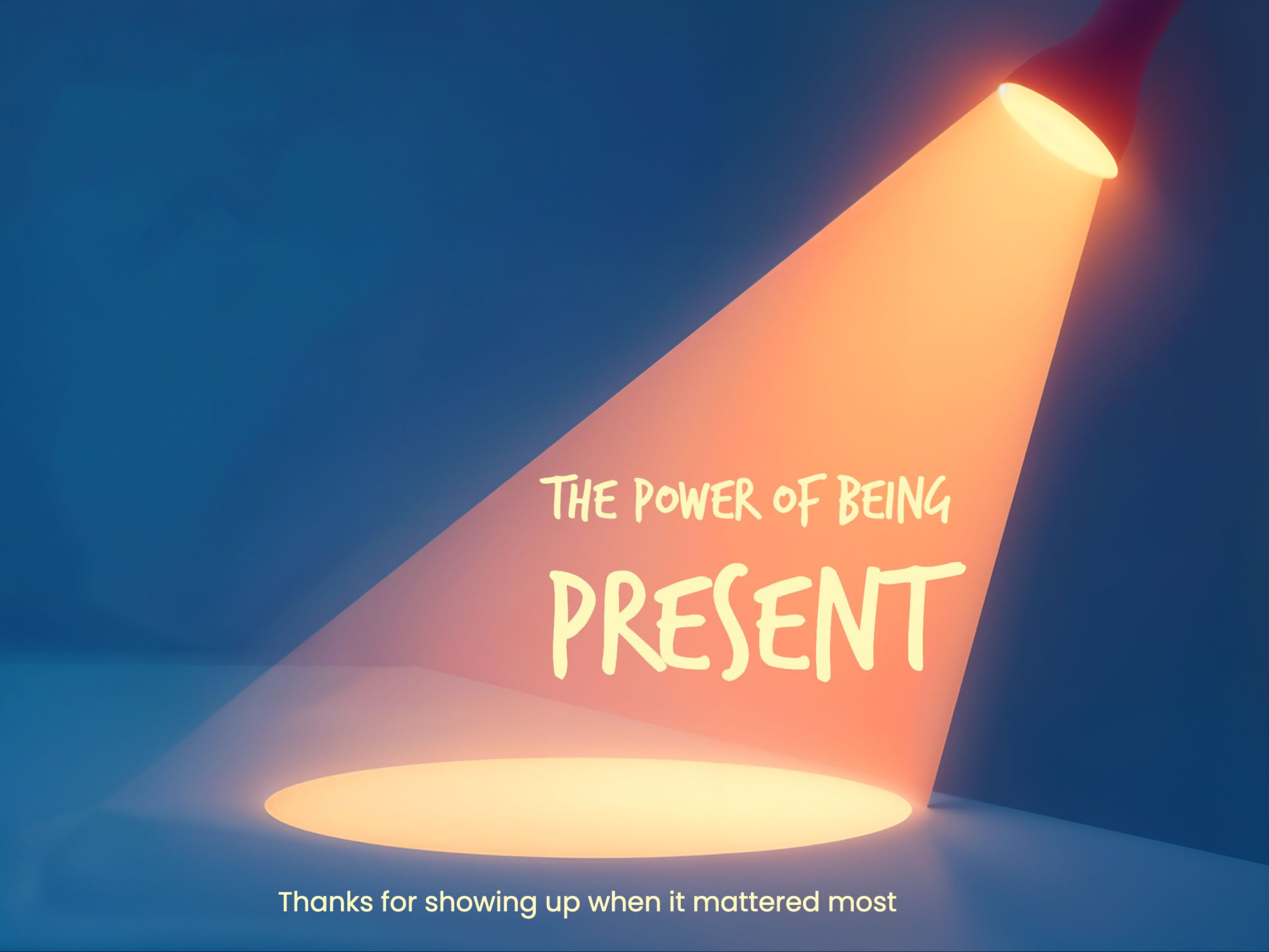 Stepping Into the Light eCard Template