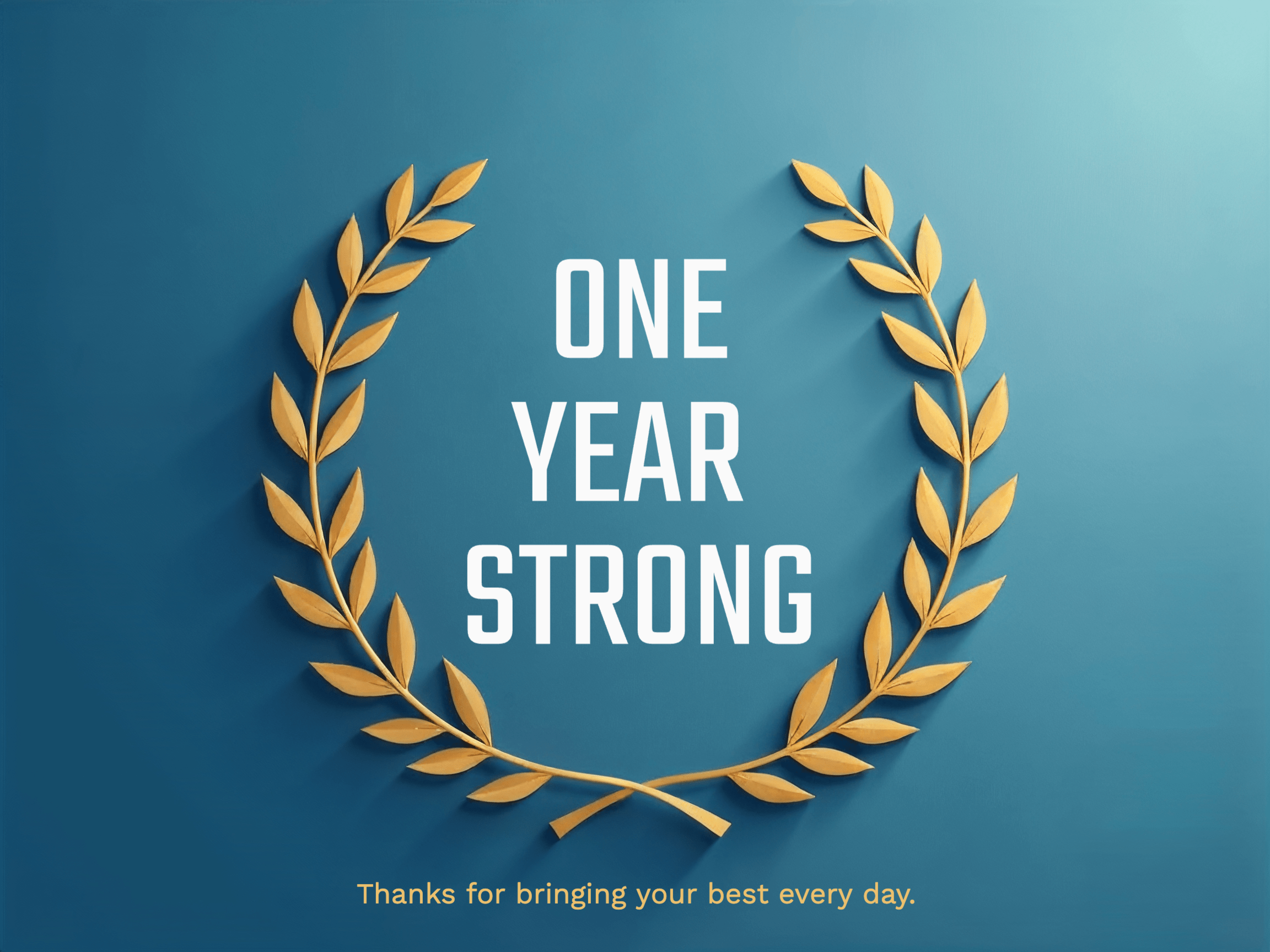 Celebrating Year One eCard Template