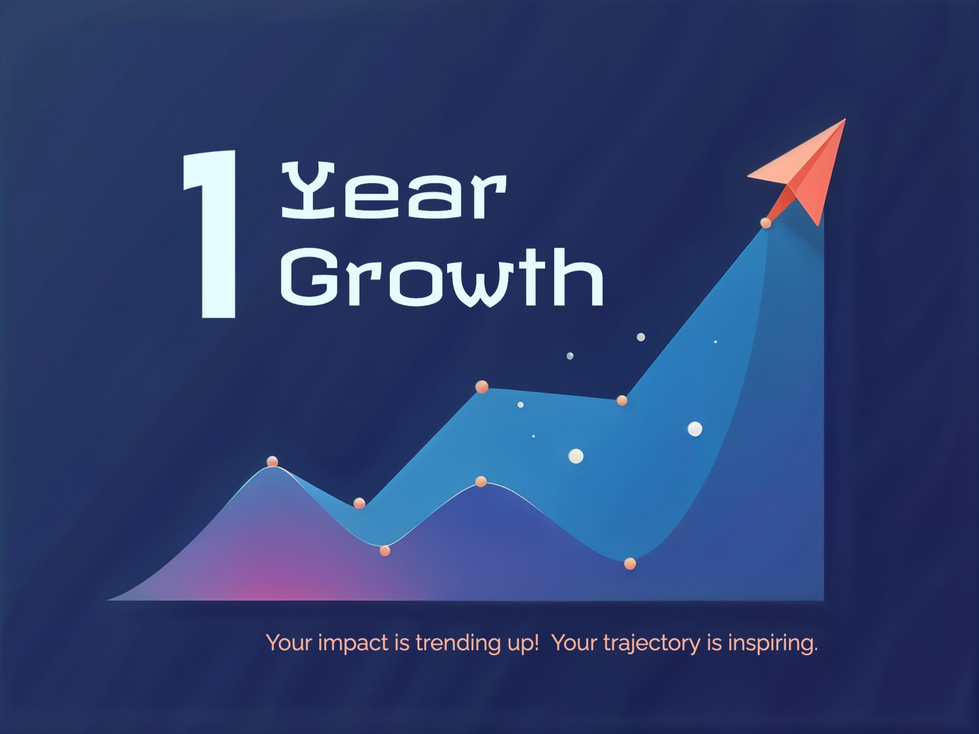 Up and to the Right eCard Template