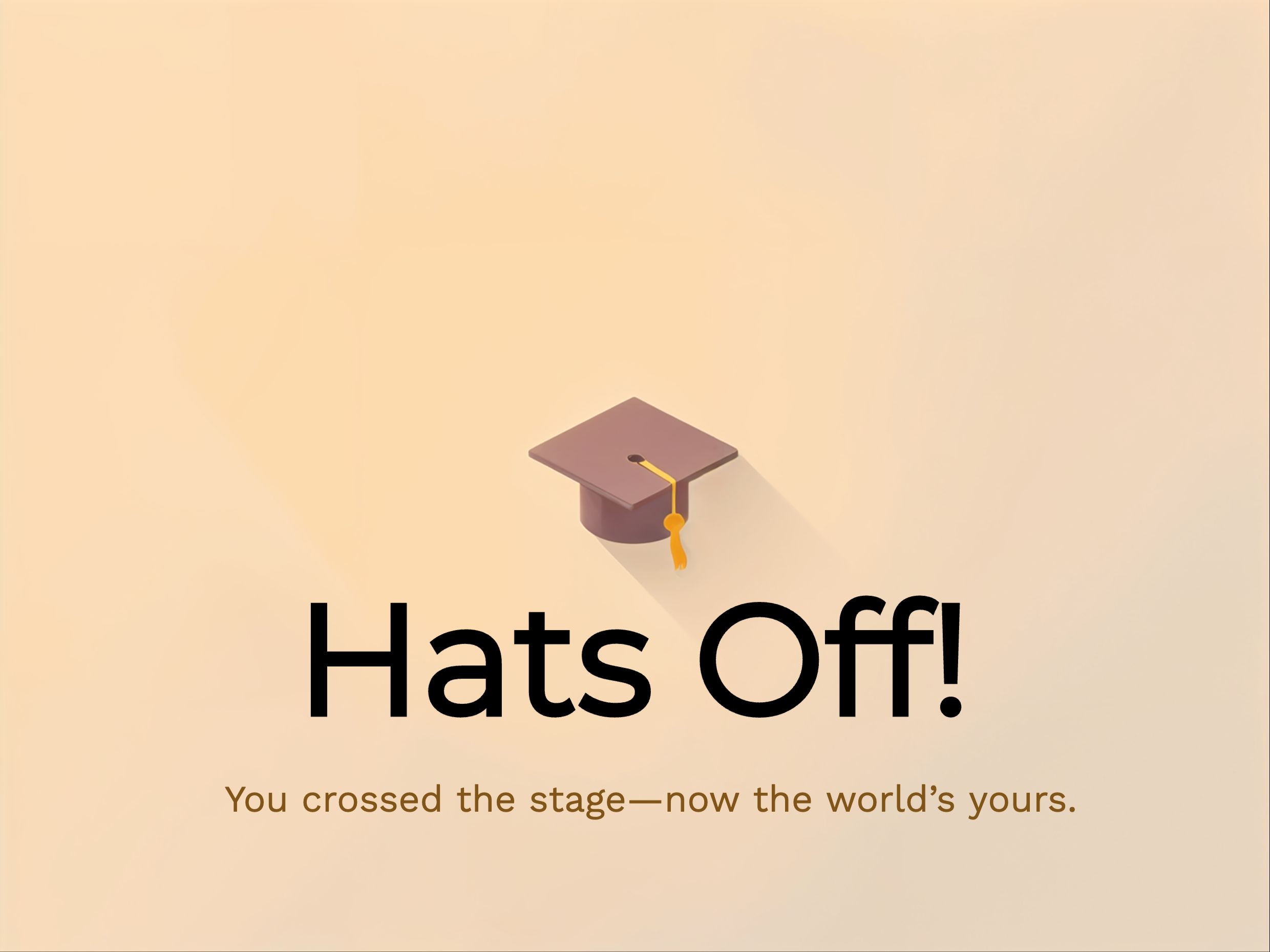 Cheers to the Grad eCard Template