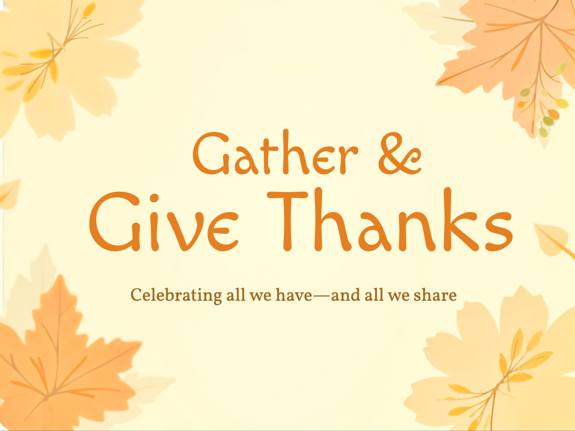  Autumn Wishes eCard Template