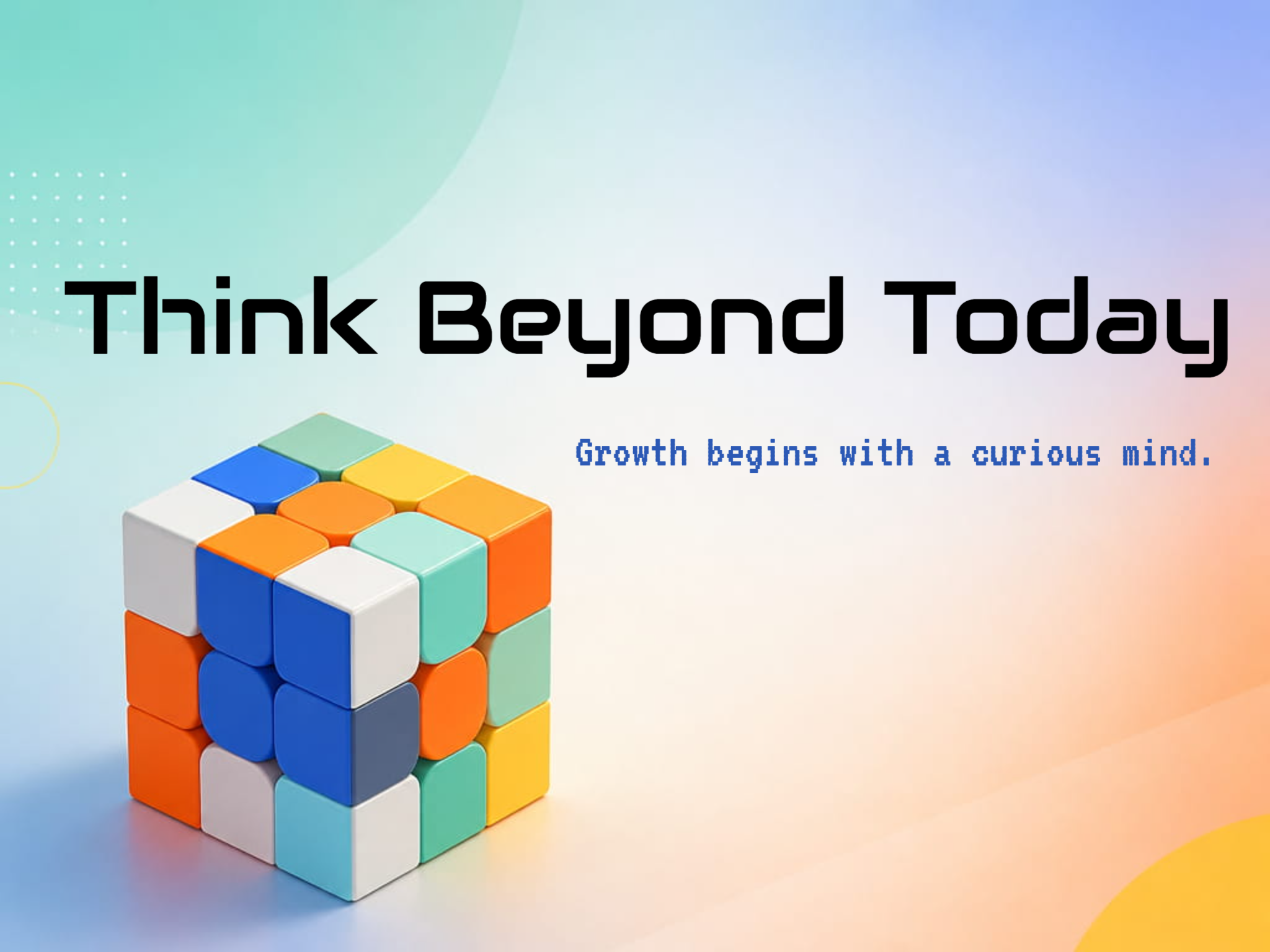 Puzzle Cube eCard template preview