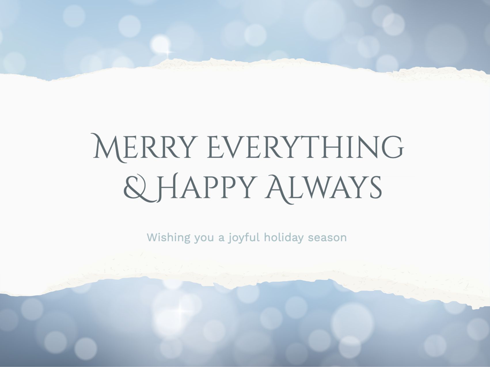 Festive Cheer eCard Template