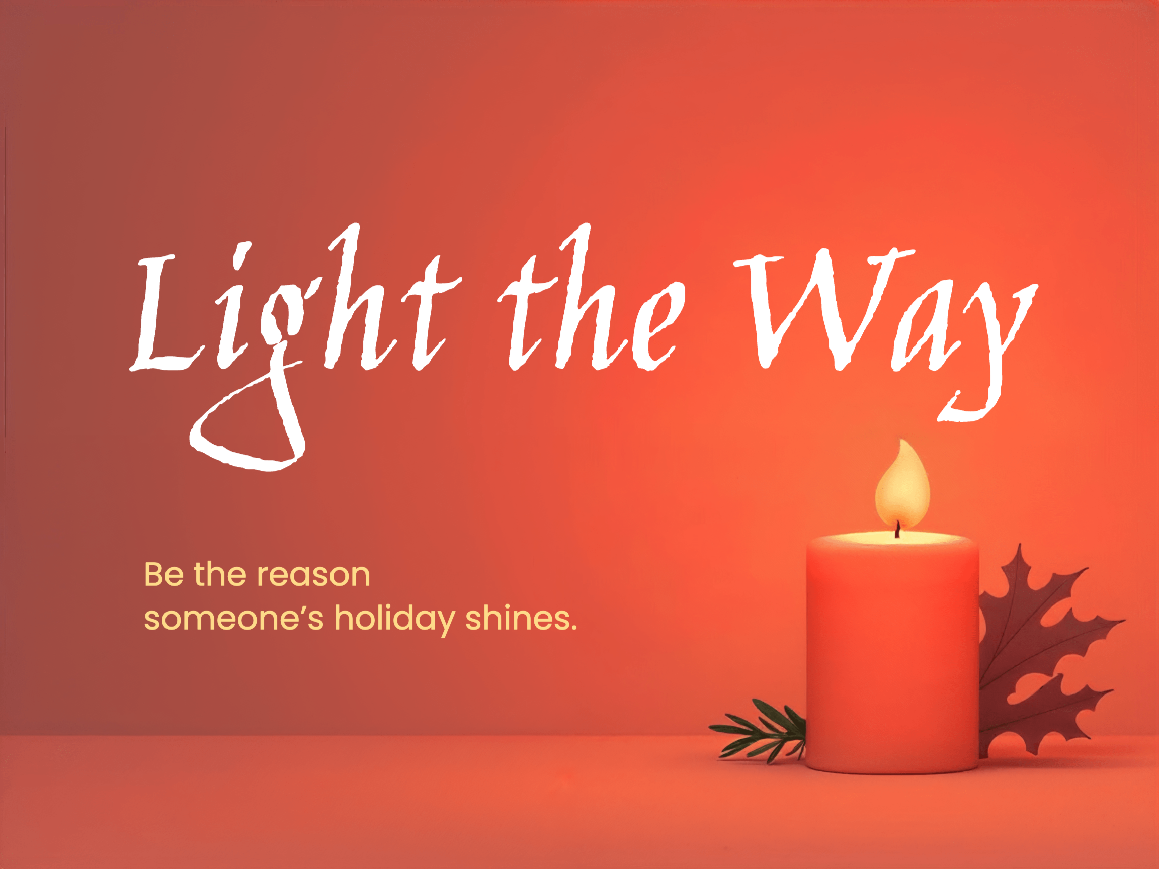 Light the Way eCard Template