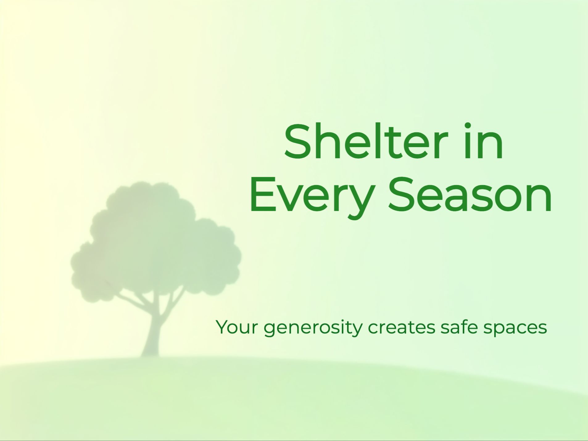 Canopy of Care eCard Template