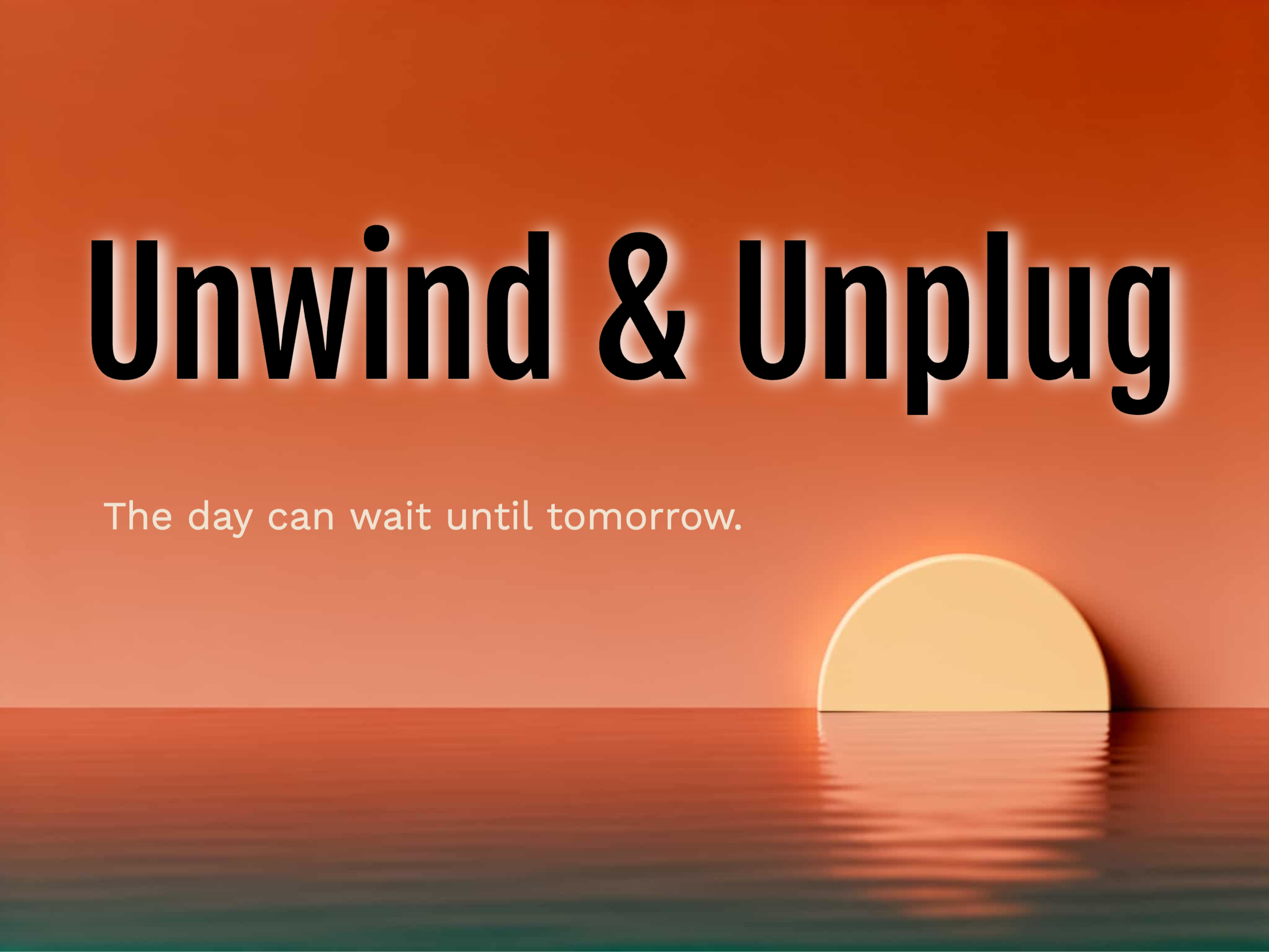 Sunset eCard template preview