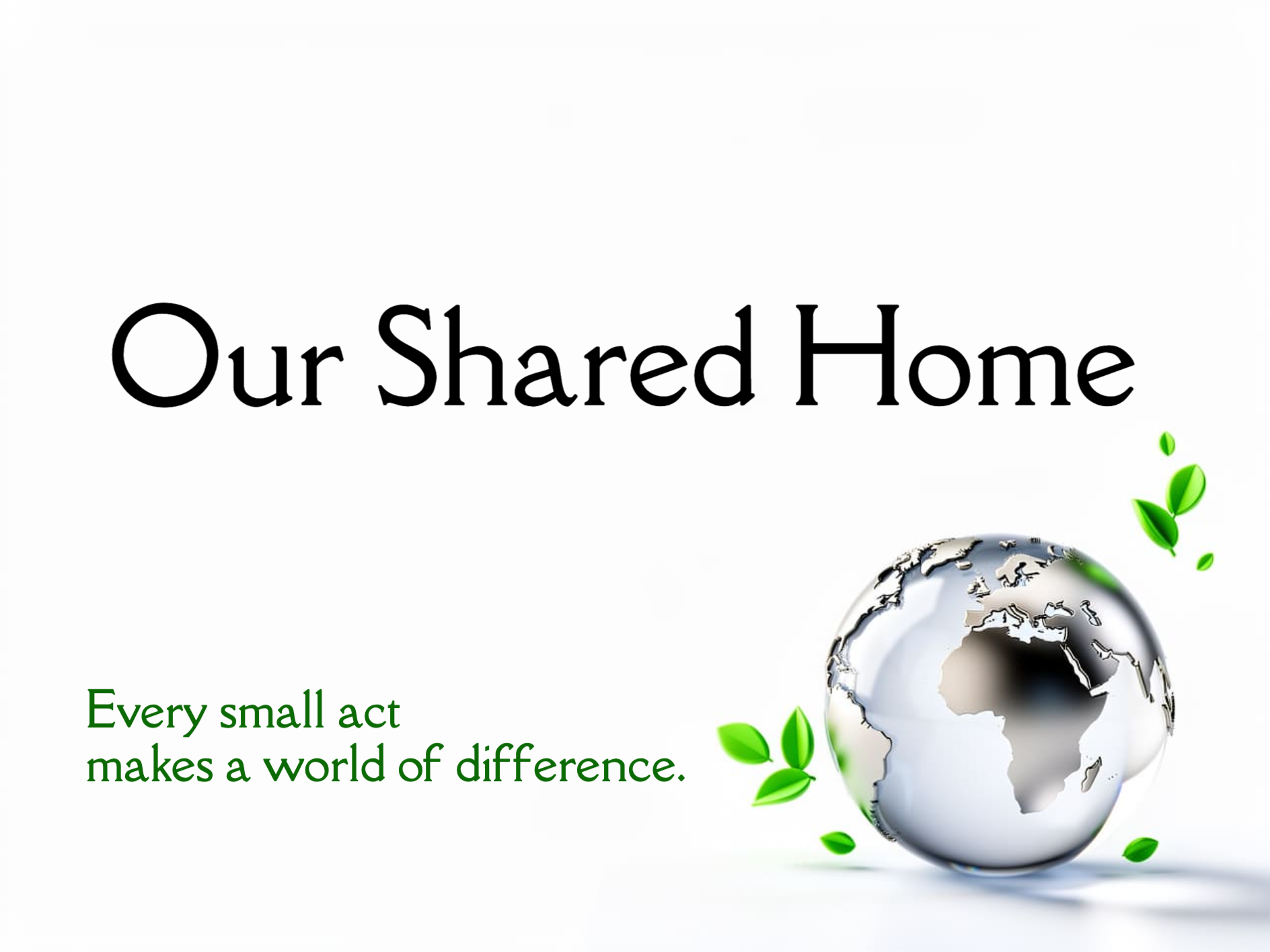 Our Shared Home eCard Template