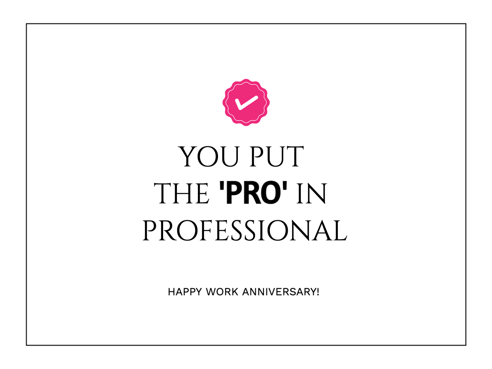 Career Superstar eCard Template