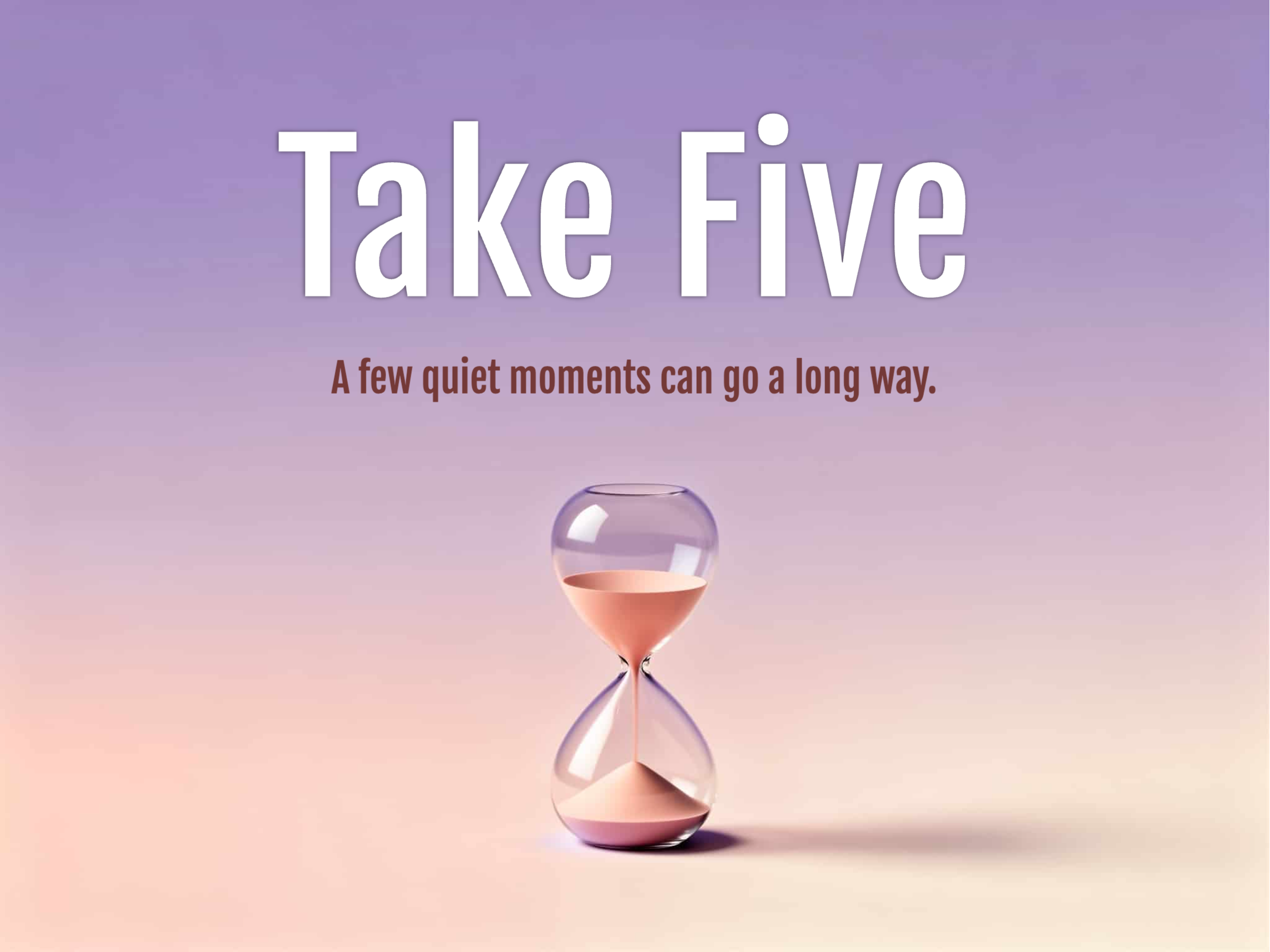 Mindful Pause eCard template preview