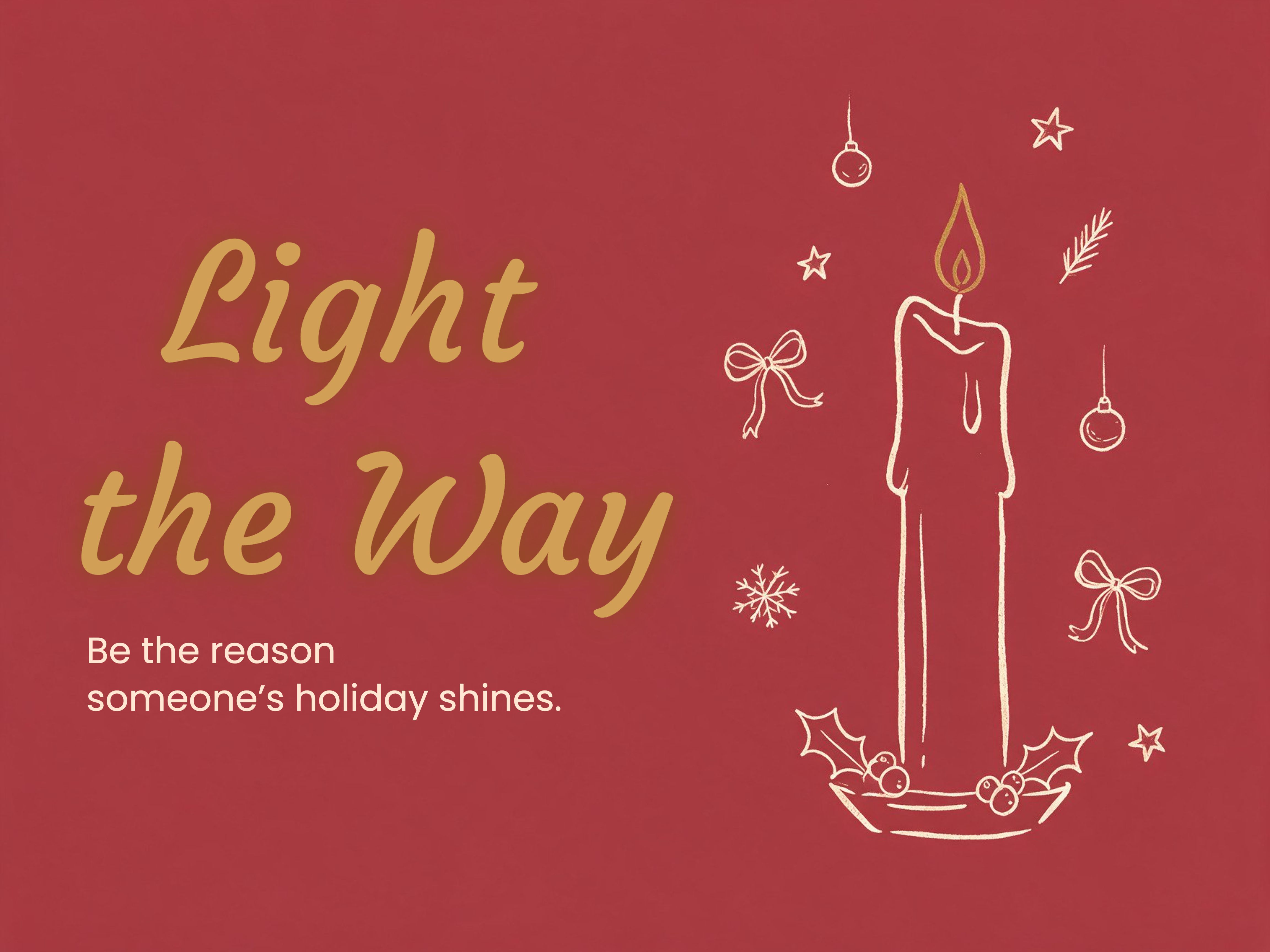 Holiday Hope Giving Card eCard Template