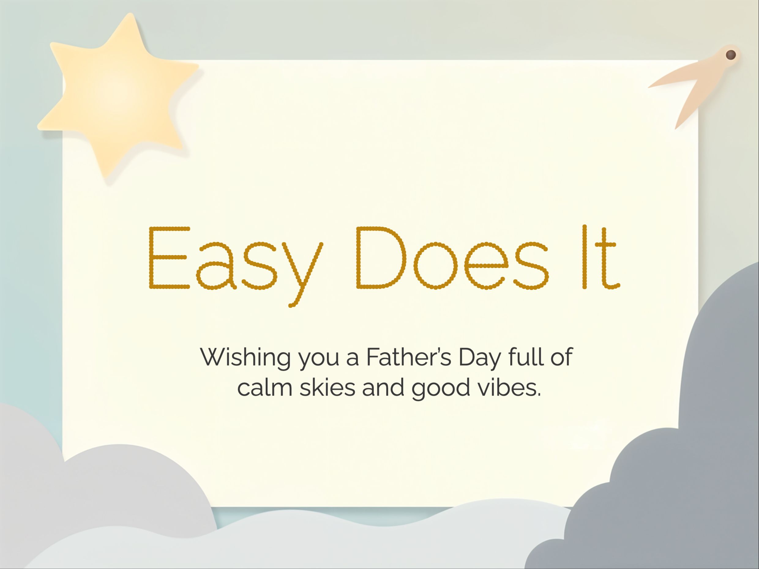  Cloud Nine Kind of Day eCard Template