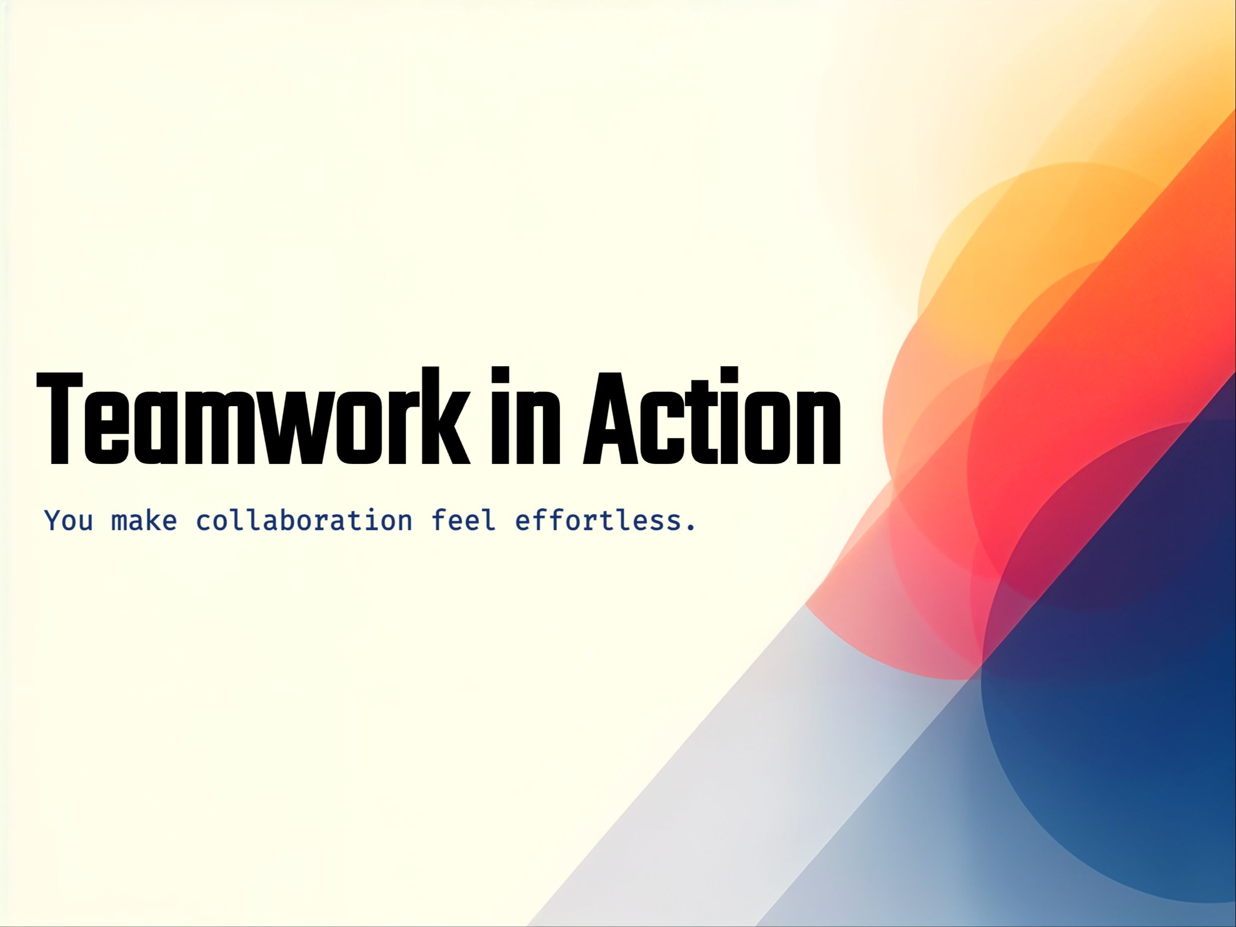  Built on Teamwork eCard Template