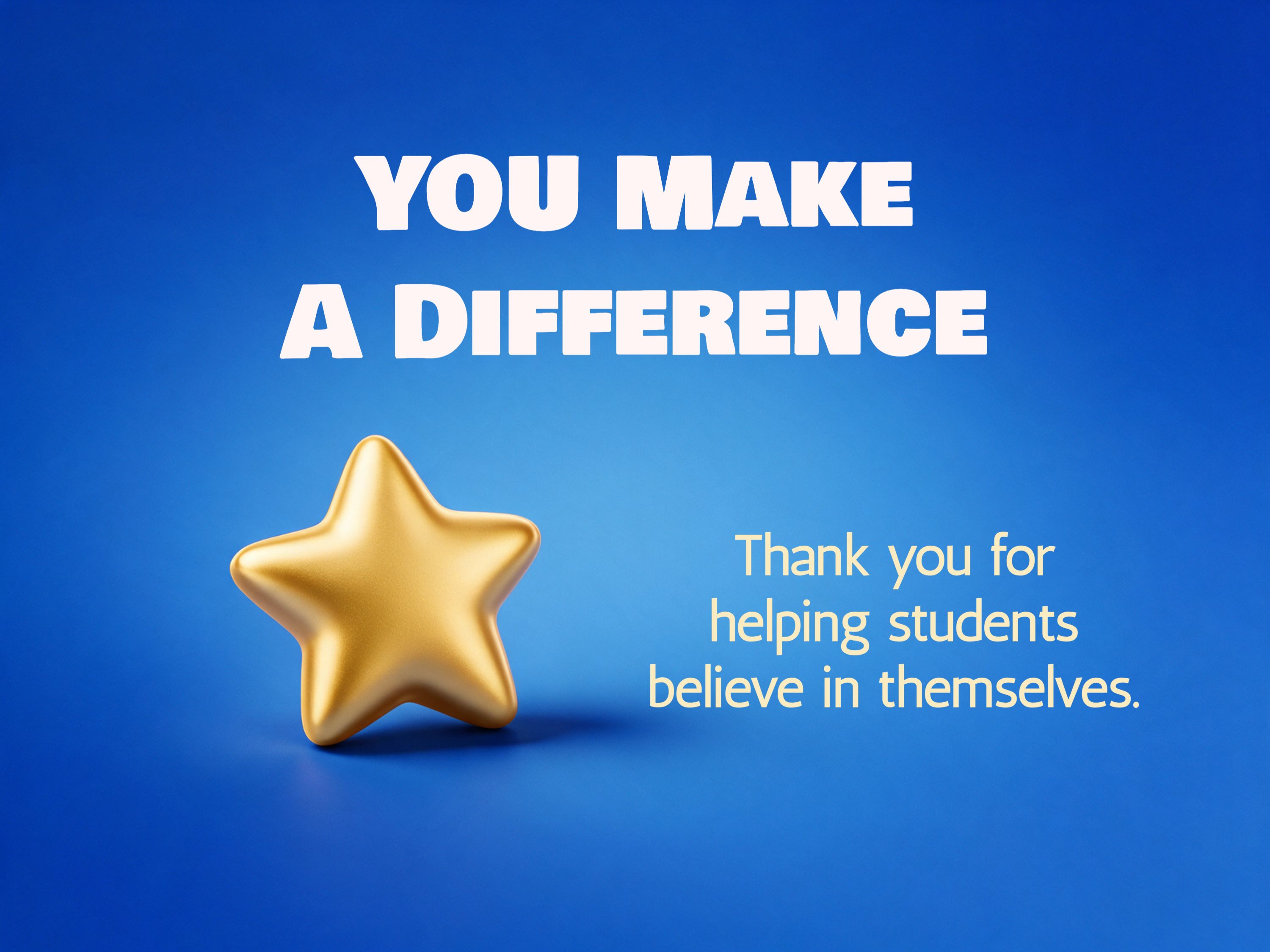 Gold Star eCard template preview