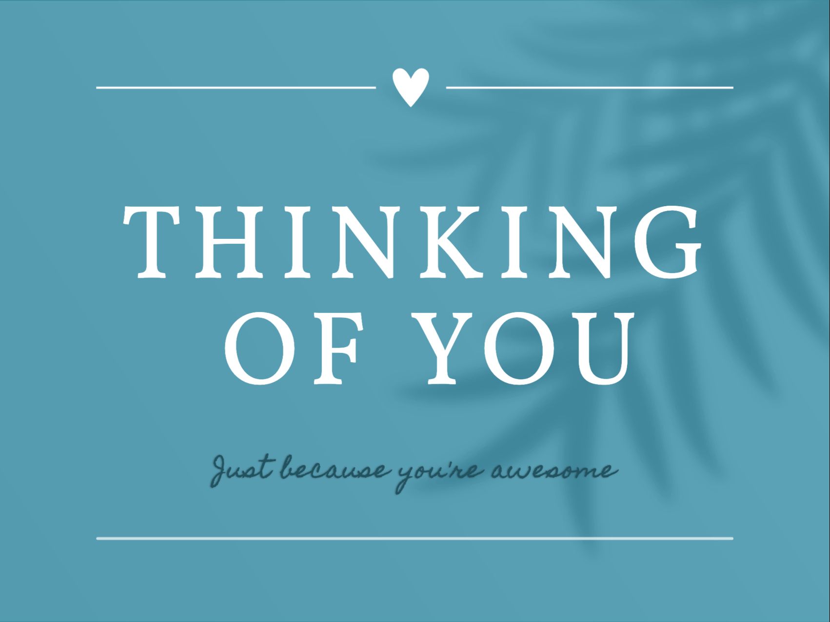  You're On My Mind eCard Template