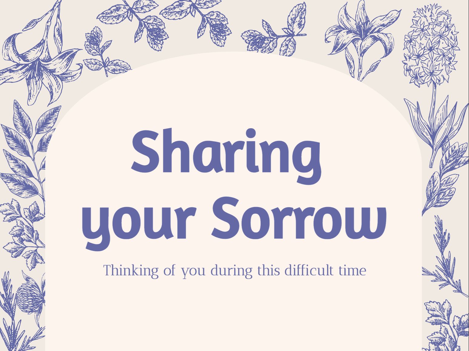 Garden of Support eCard Template