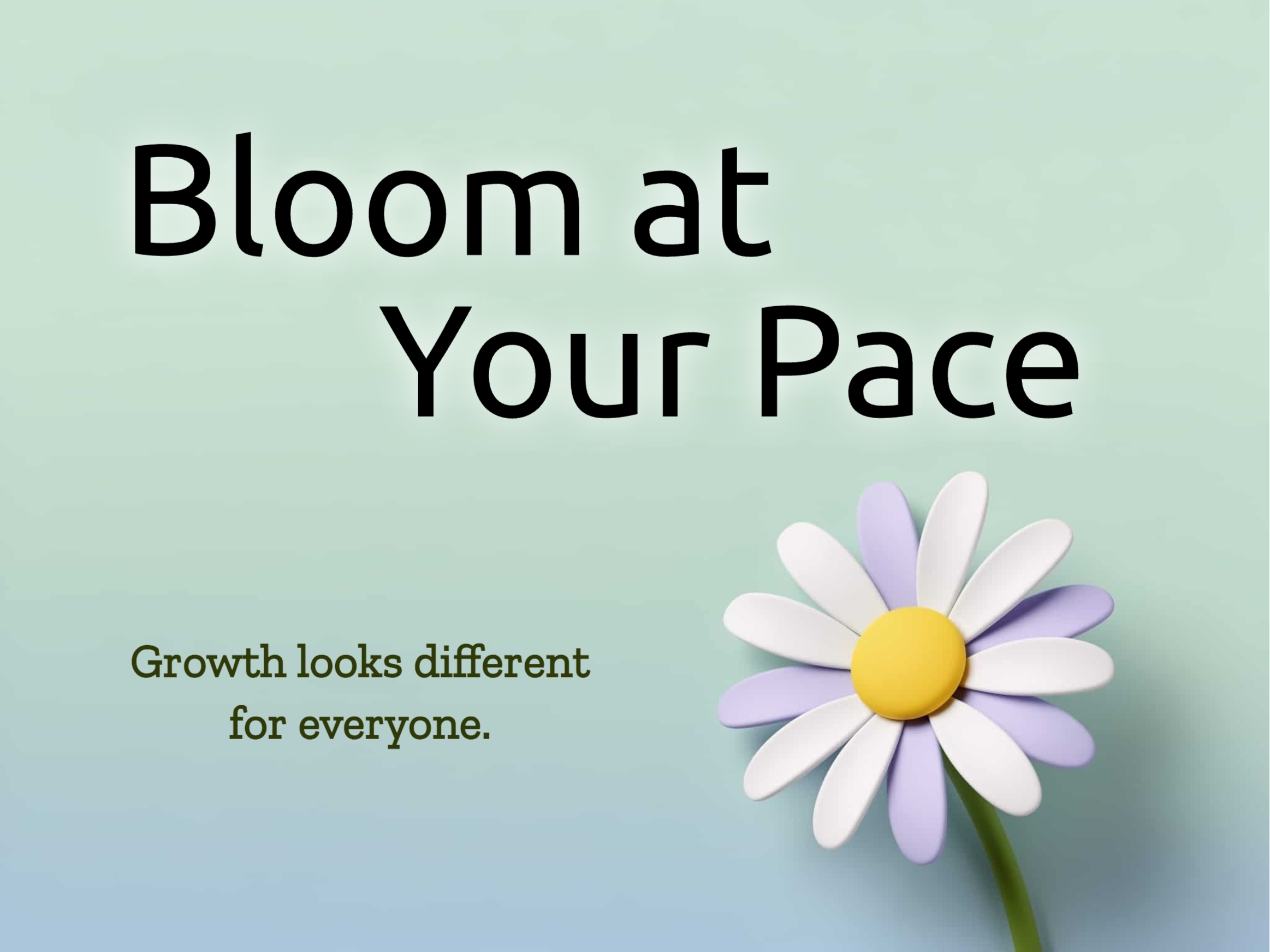 Grow Well eCard template preview