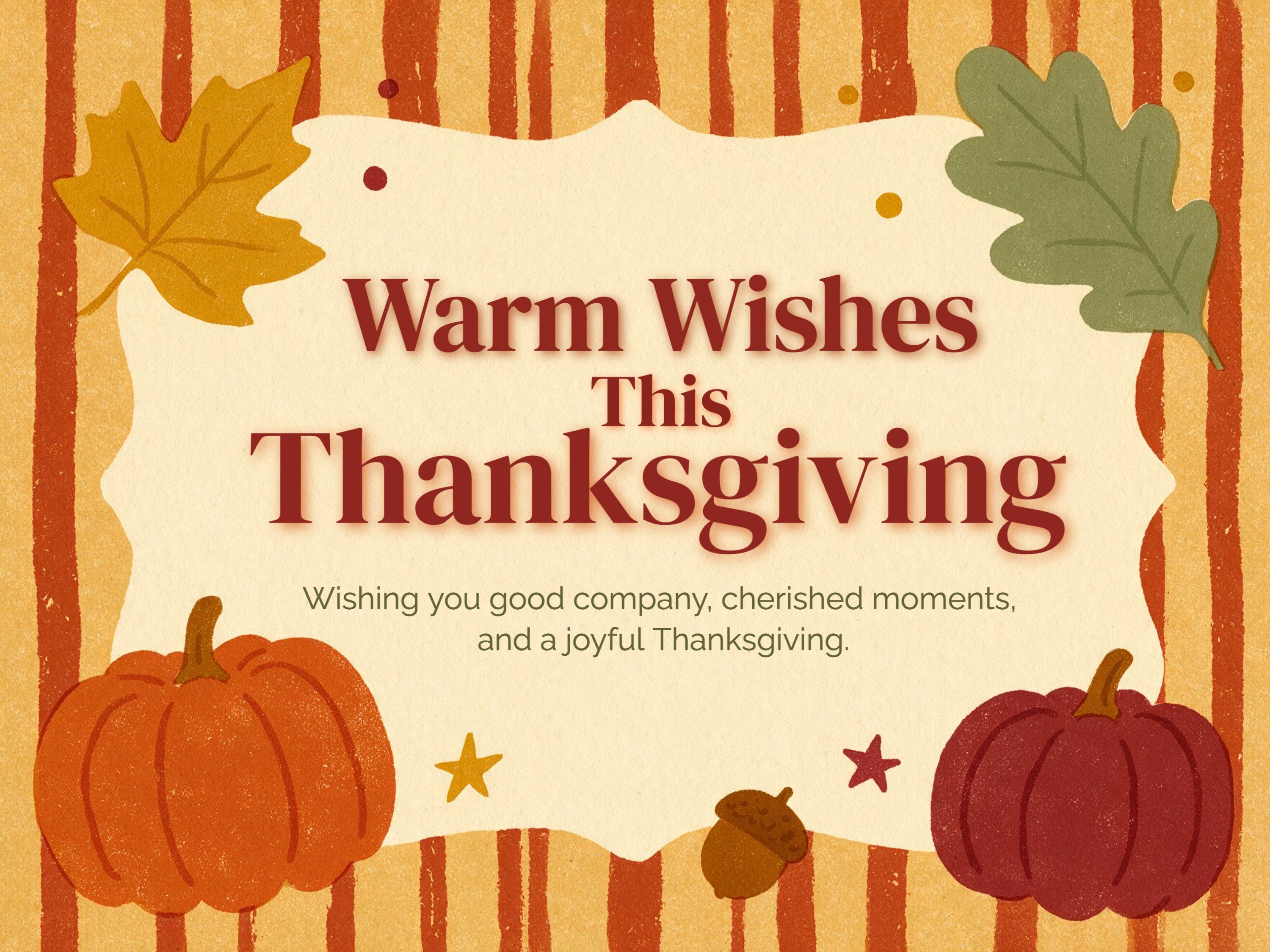 A Season of Gratitude eCard template preview