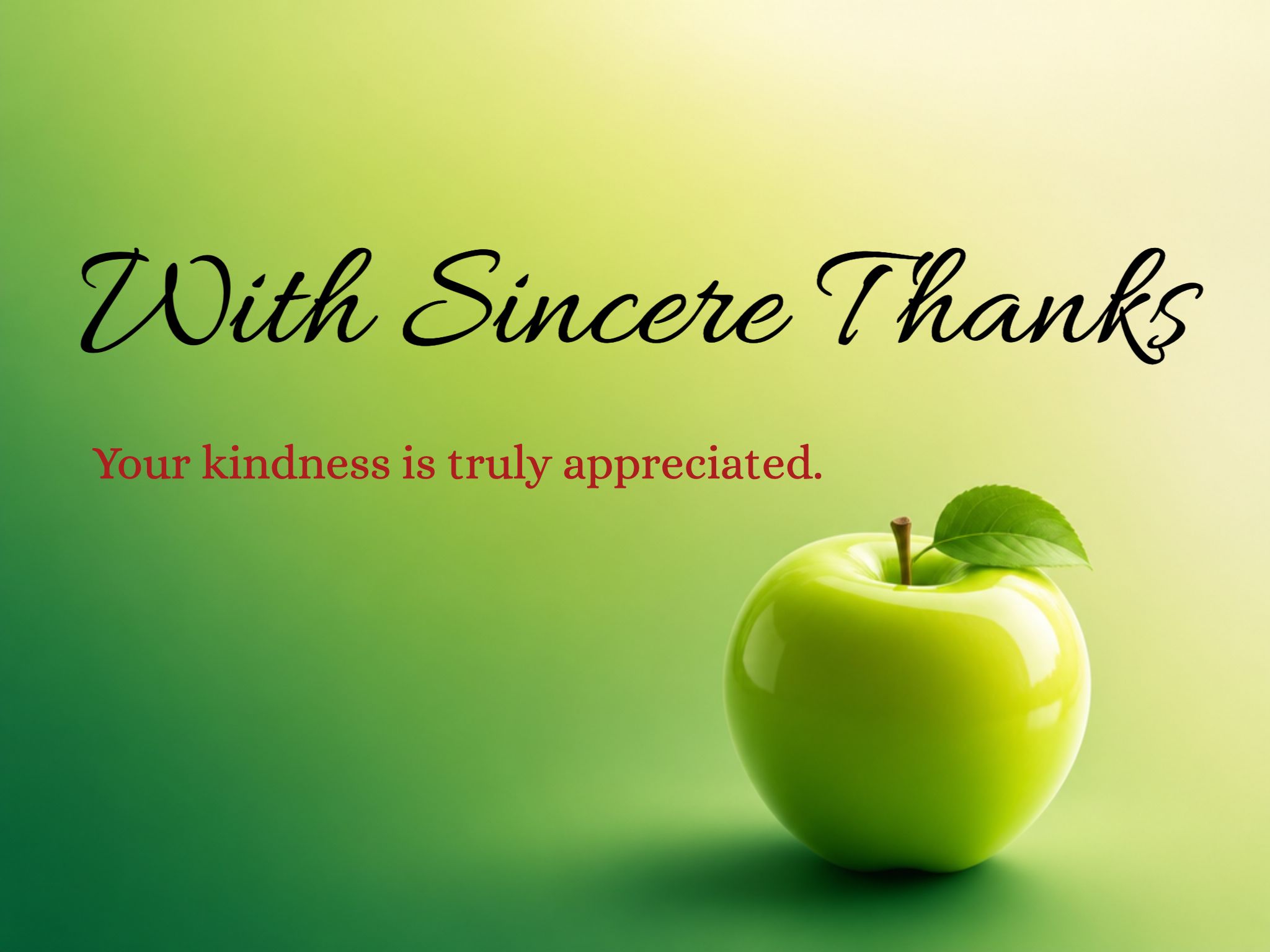 A Little Thank You eCard Template