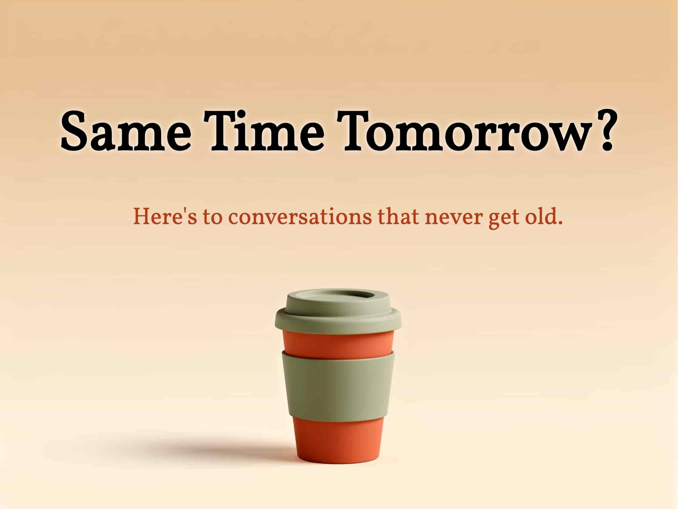 Coffee Catch-Up eCard Template