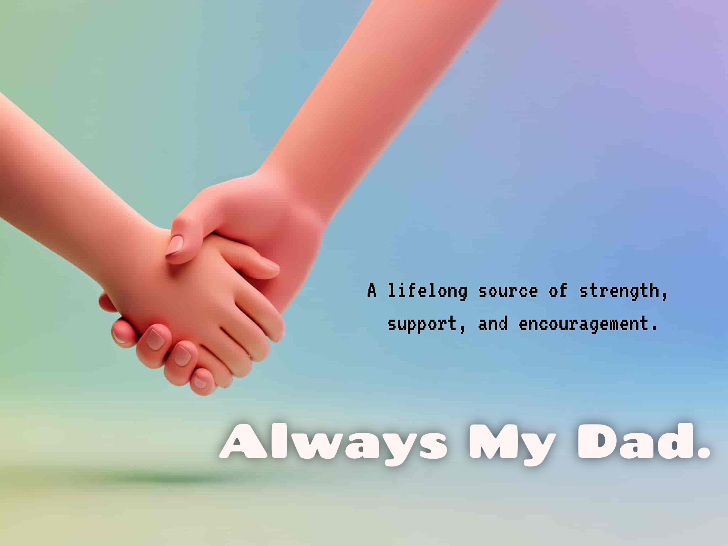 Hand in Hand eCard template preview