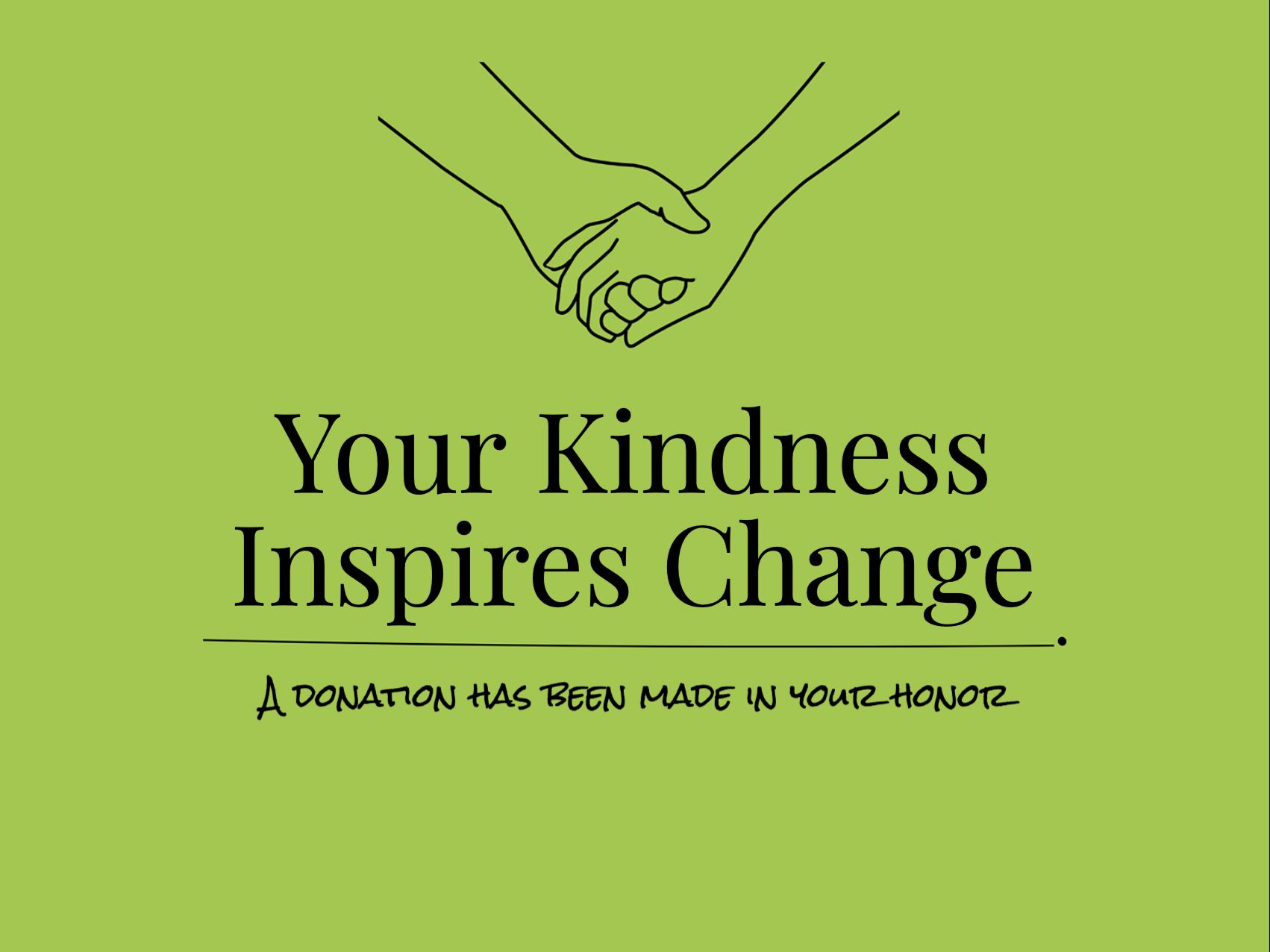 A Legacy of Generosity eCard Template