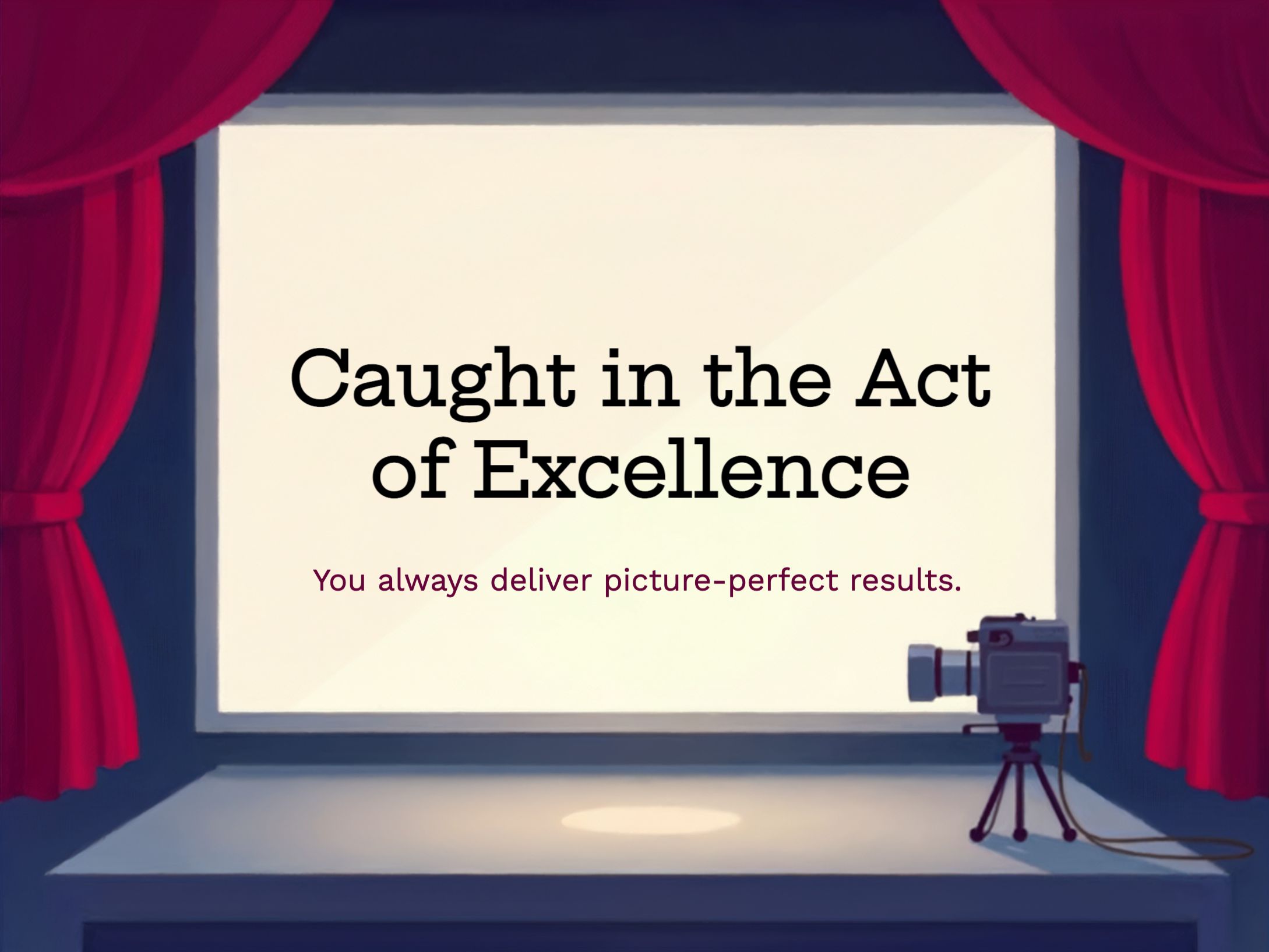 Lights, Camera, Action eCard Template