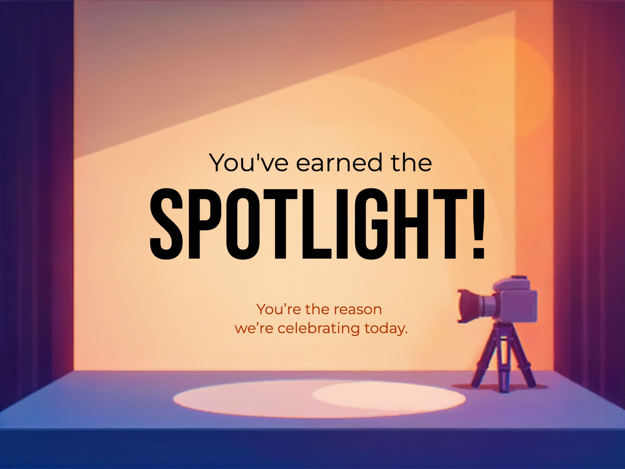 Snapshot of Success eCard Template