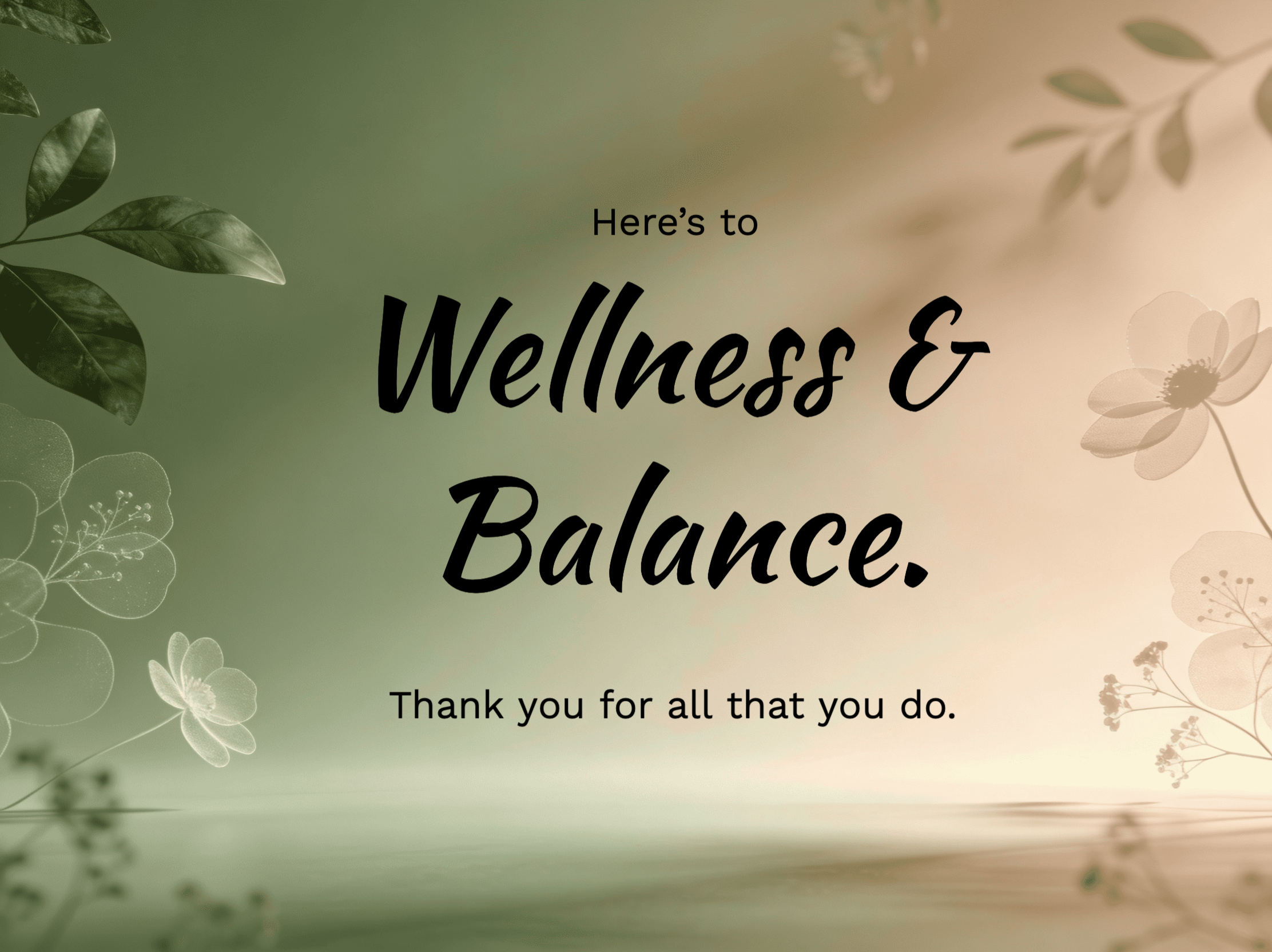 A Healthier Workplace eCard Template