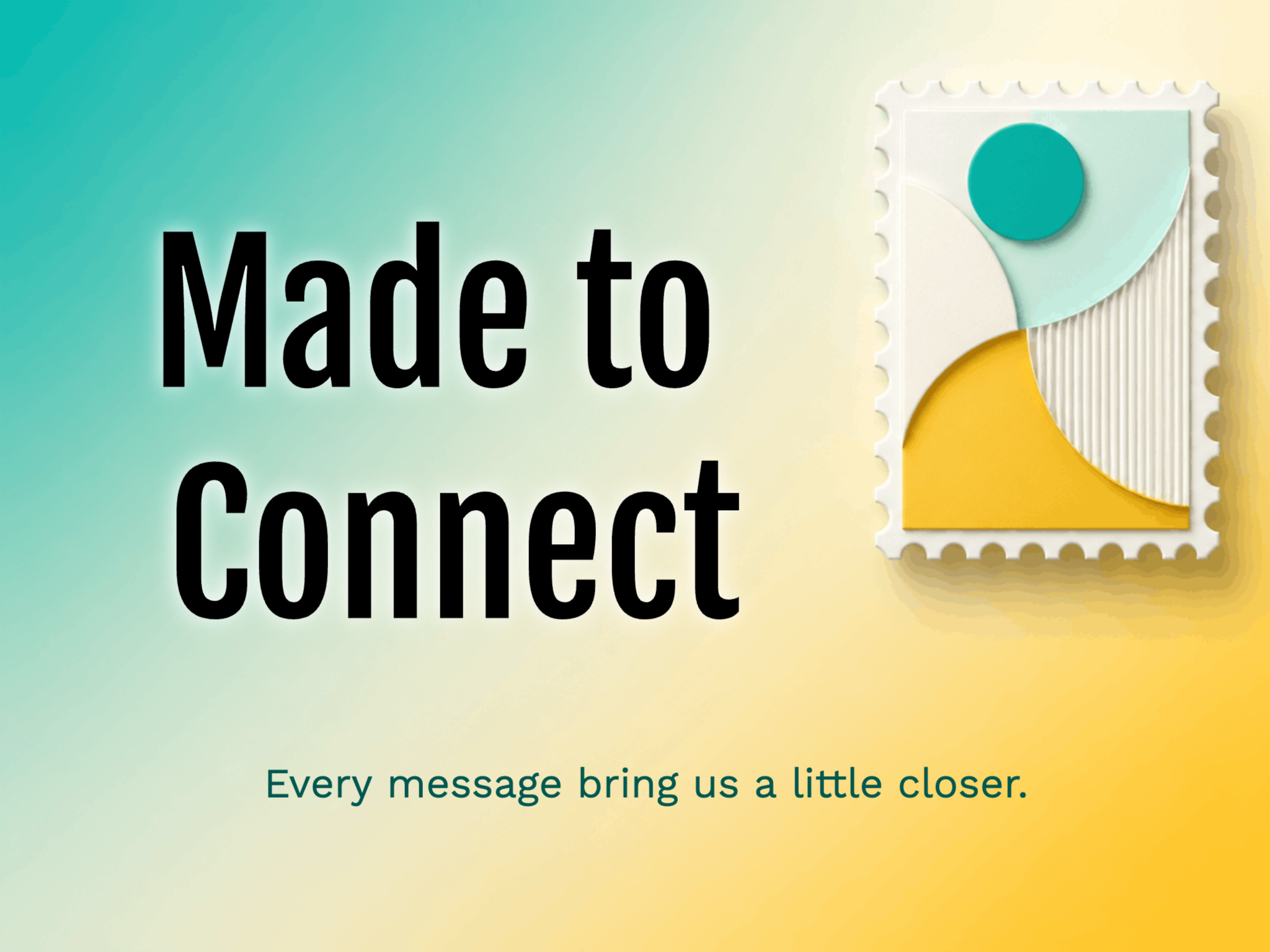 Postage Stamp eCard Template