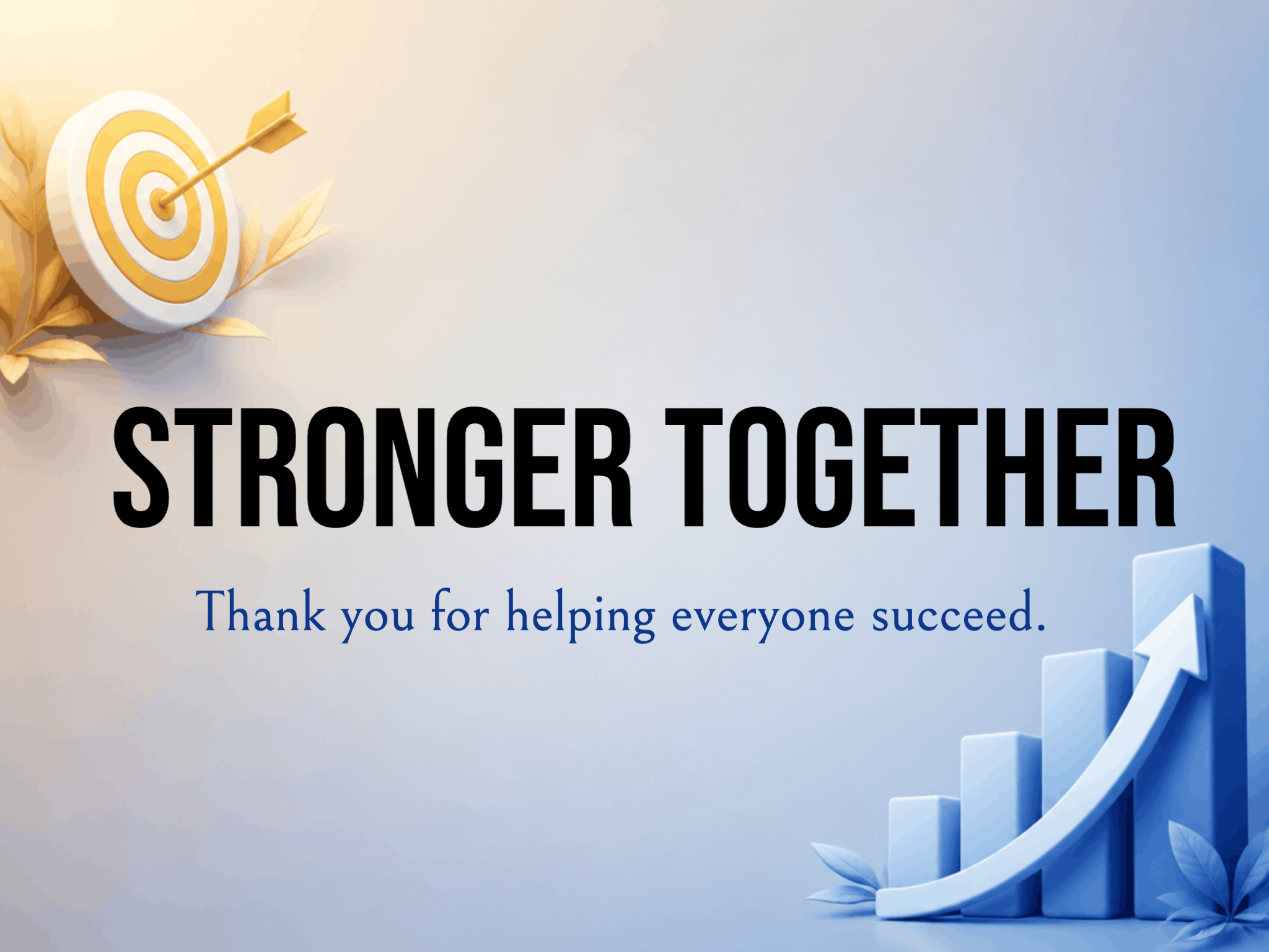 Stronger Teamwork eCard template preview