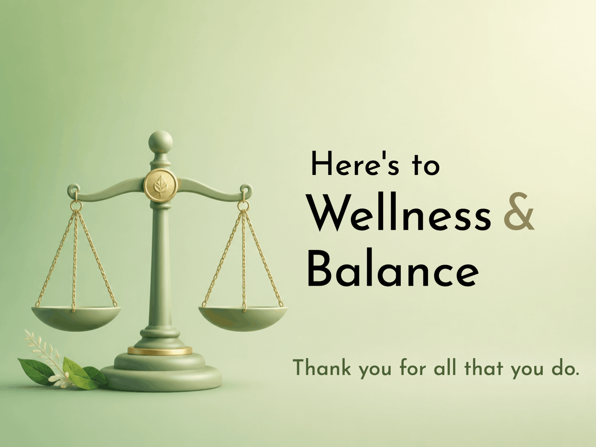 A Healthier Workplace eCard template preview