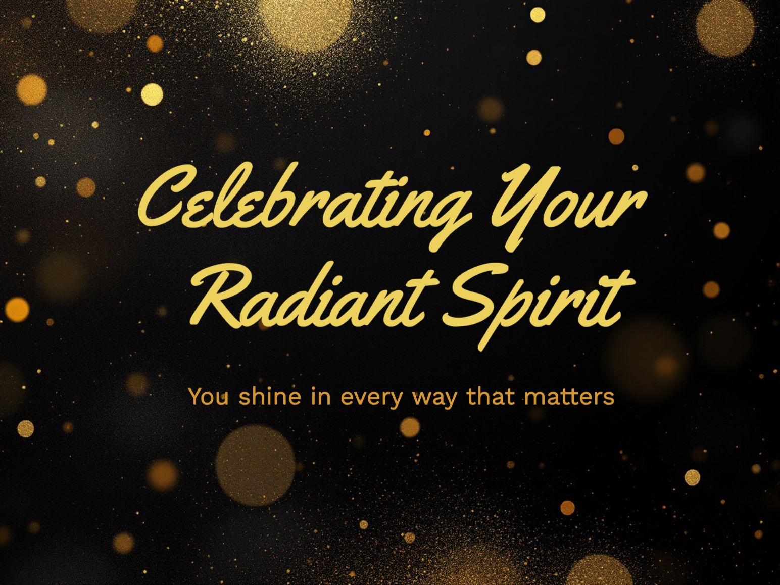 Heart of Gold eCard Template