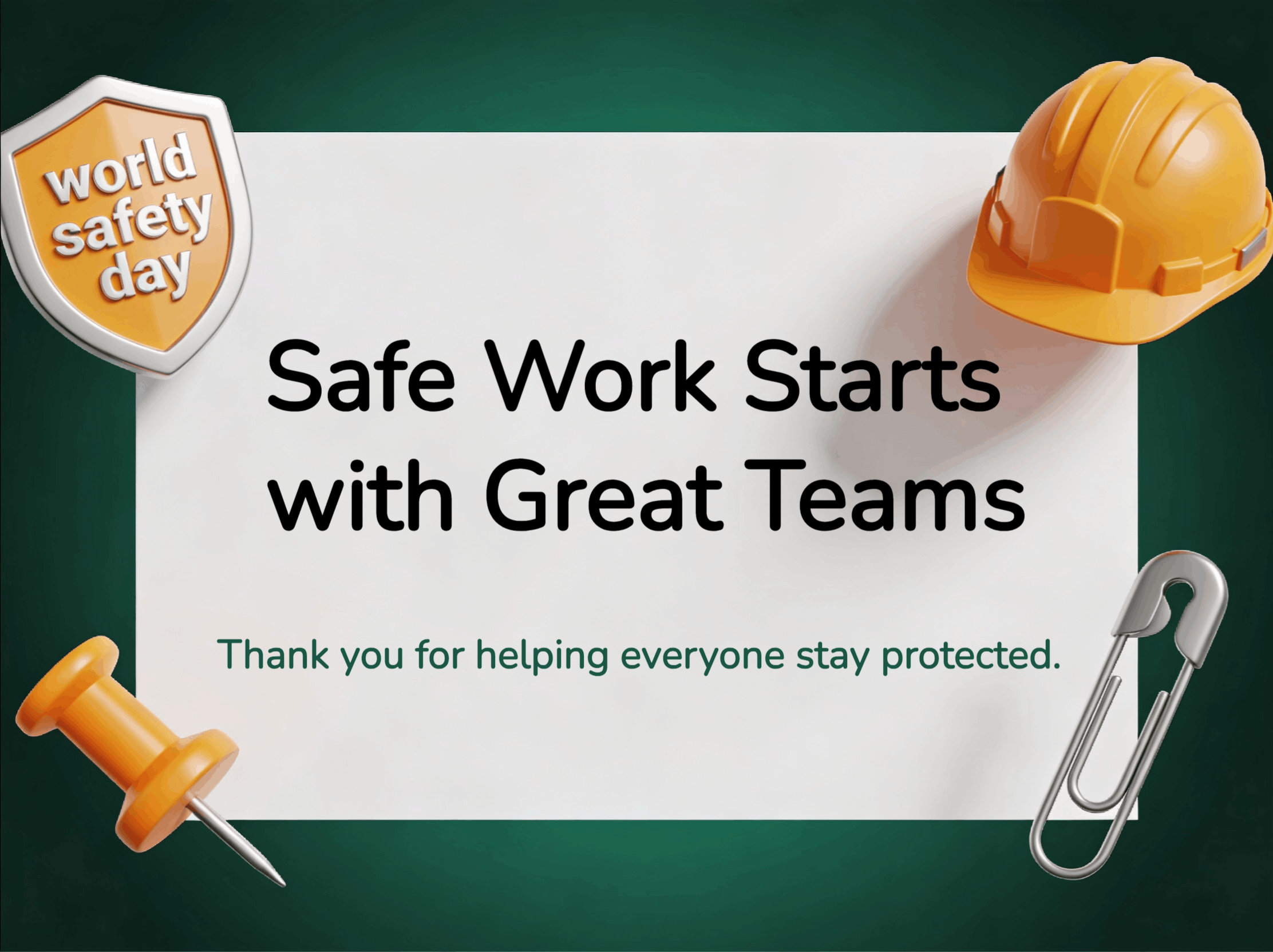 Leading With Safety eCard template preview