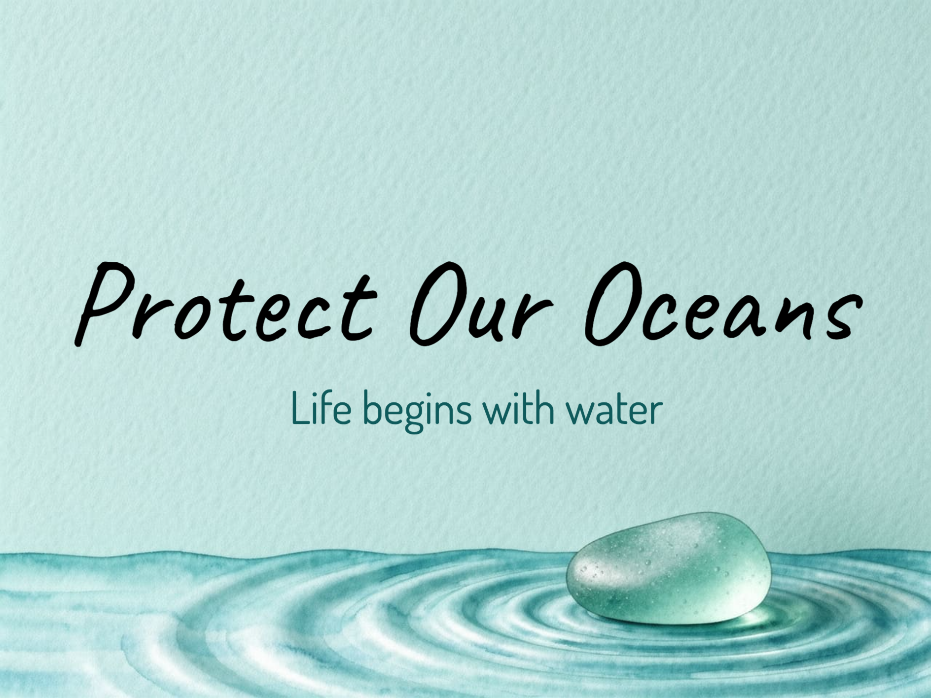 Deep Blue eCard Template