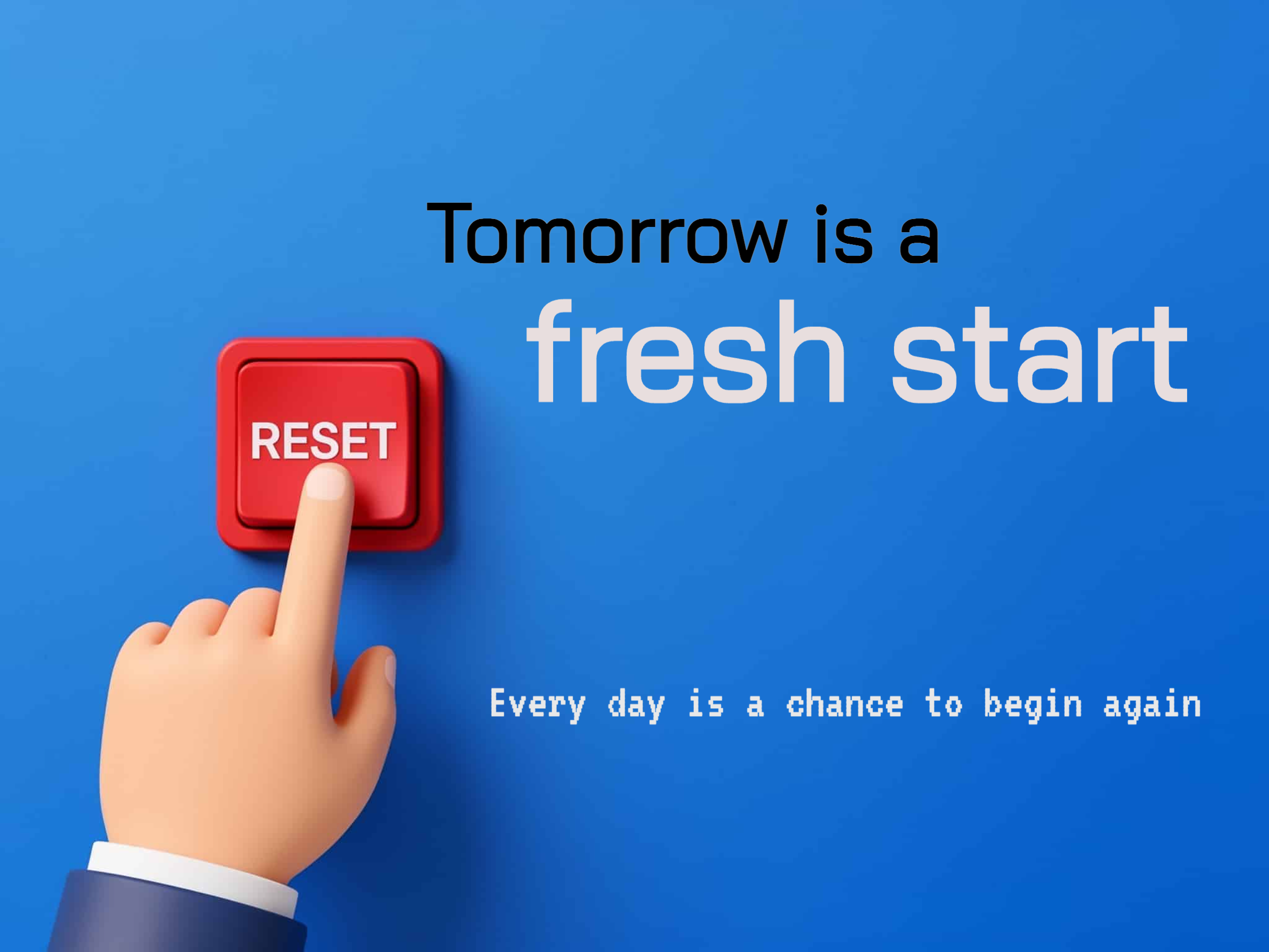 The Reset Button eCard template preview