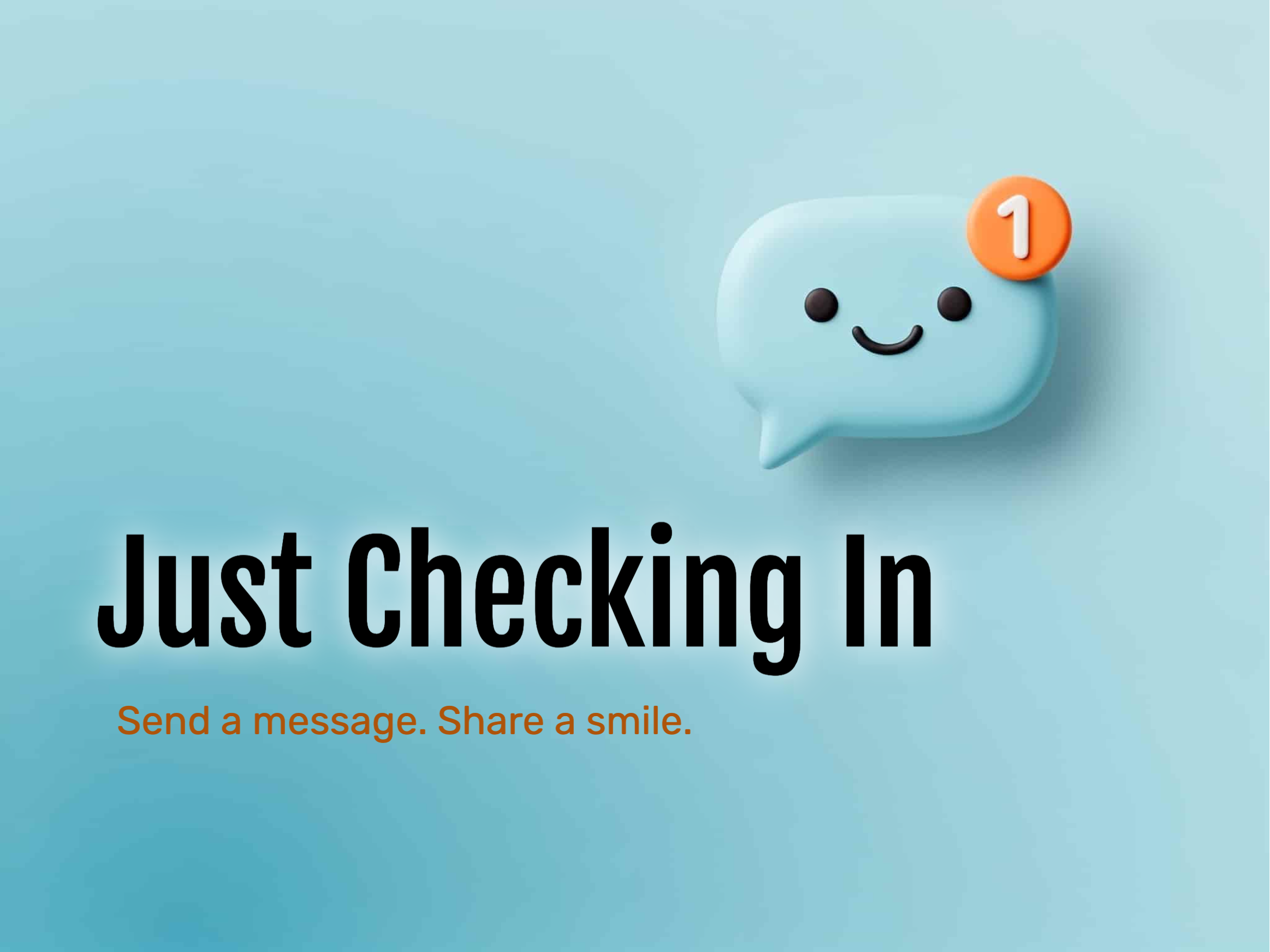 Ping Me eCard template preview