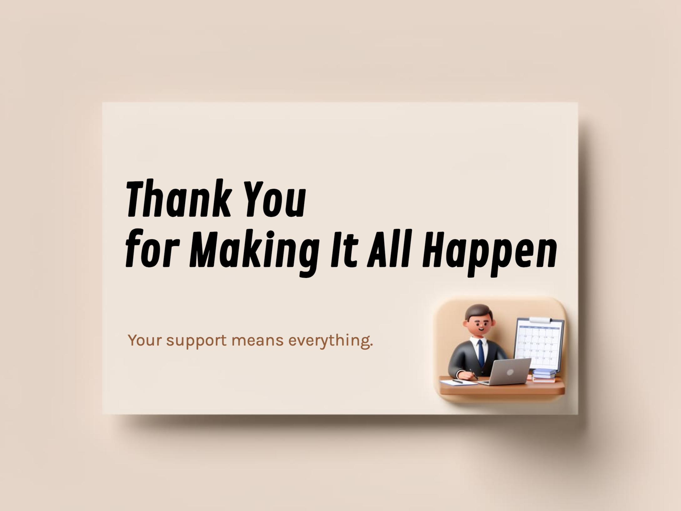 Organized Excellence eCard Template