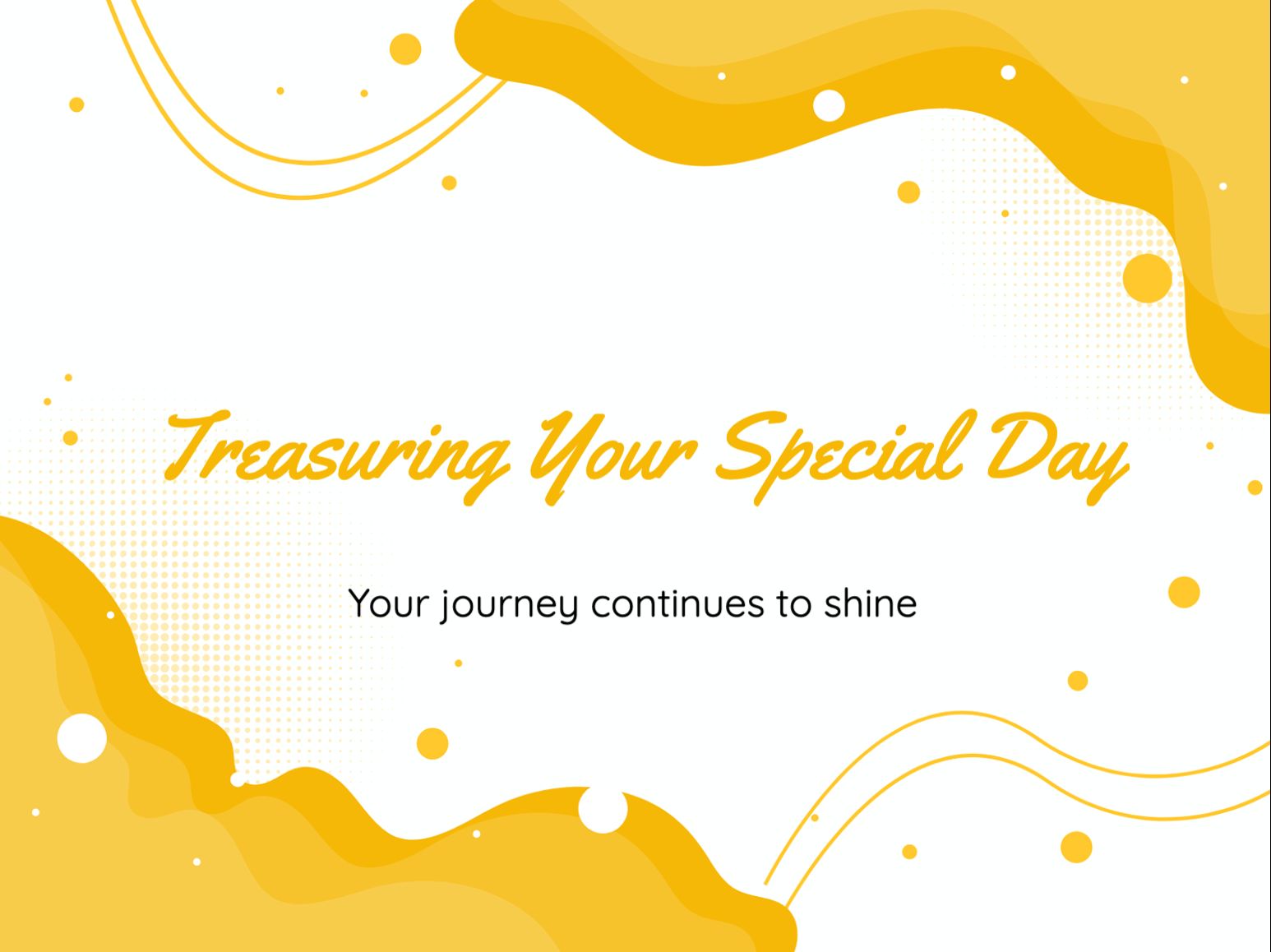 Golden Moments eCard Template