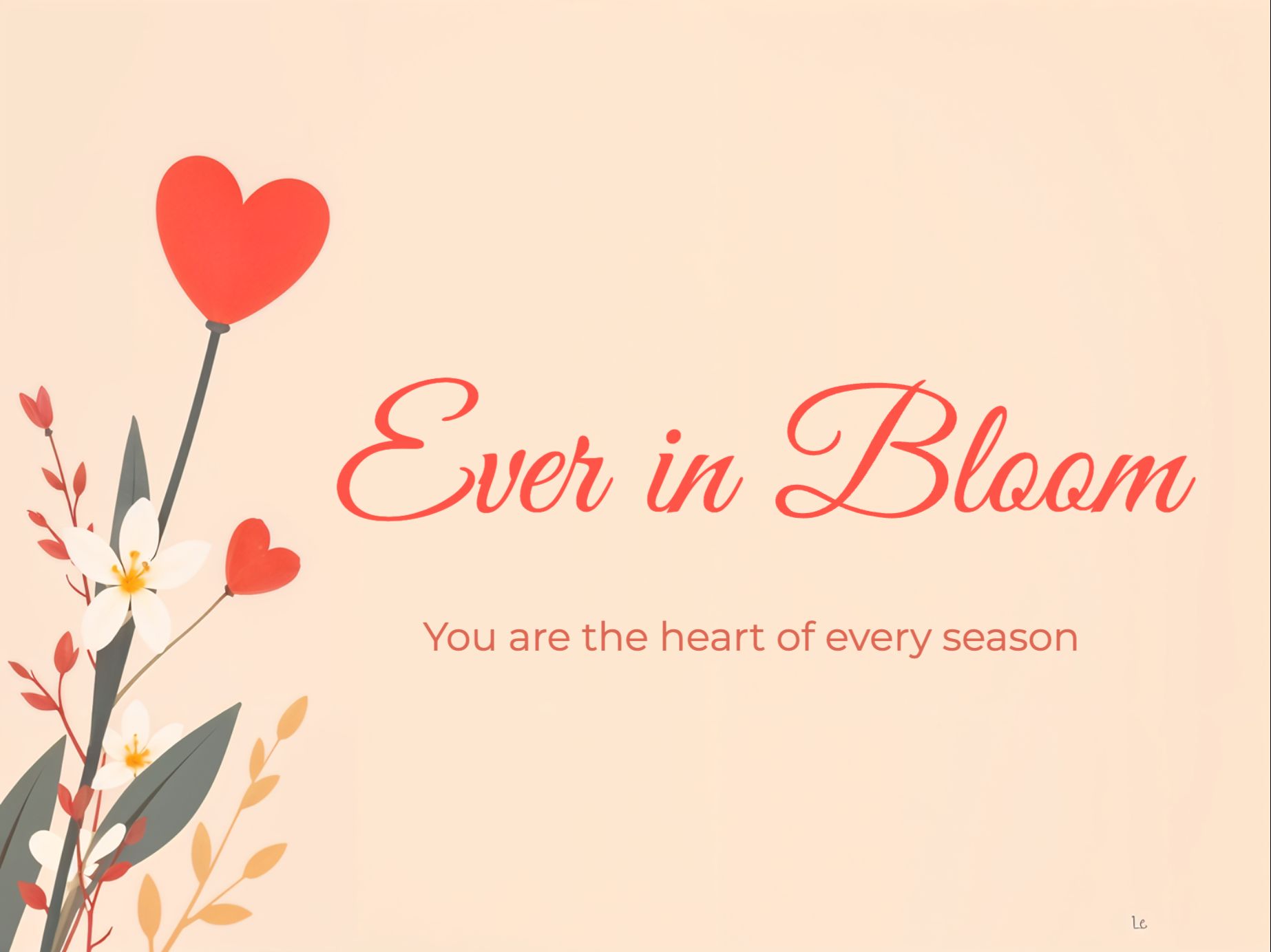 Living Beauty eCard Template