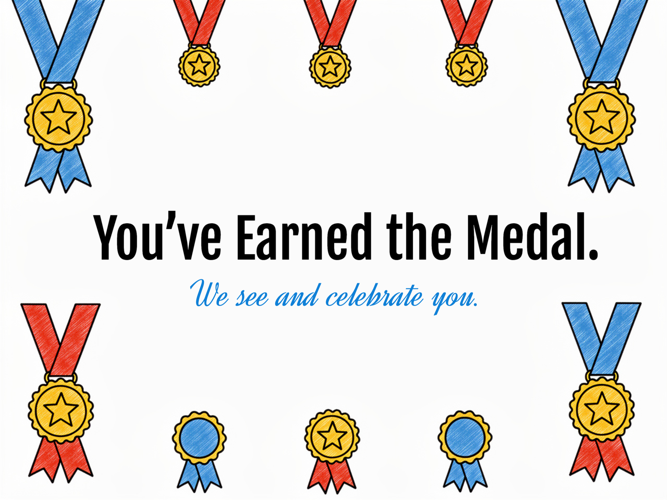 Medals of Appreciation eCard Template