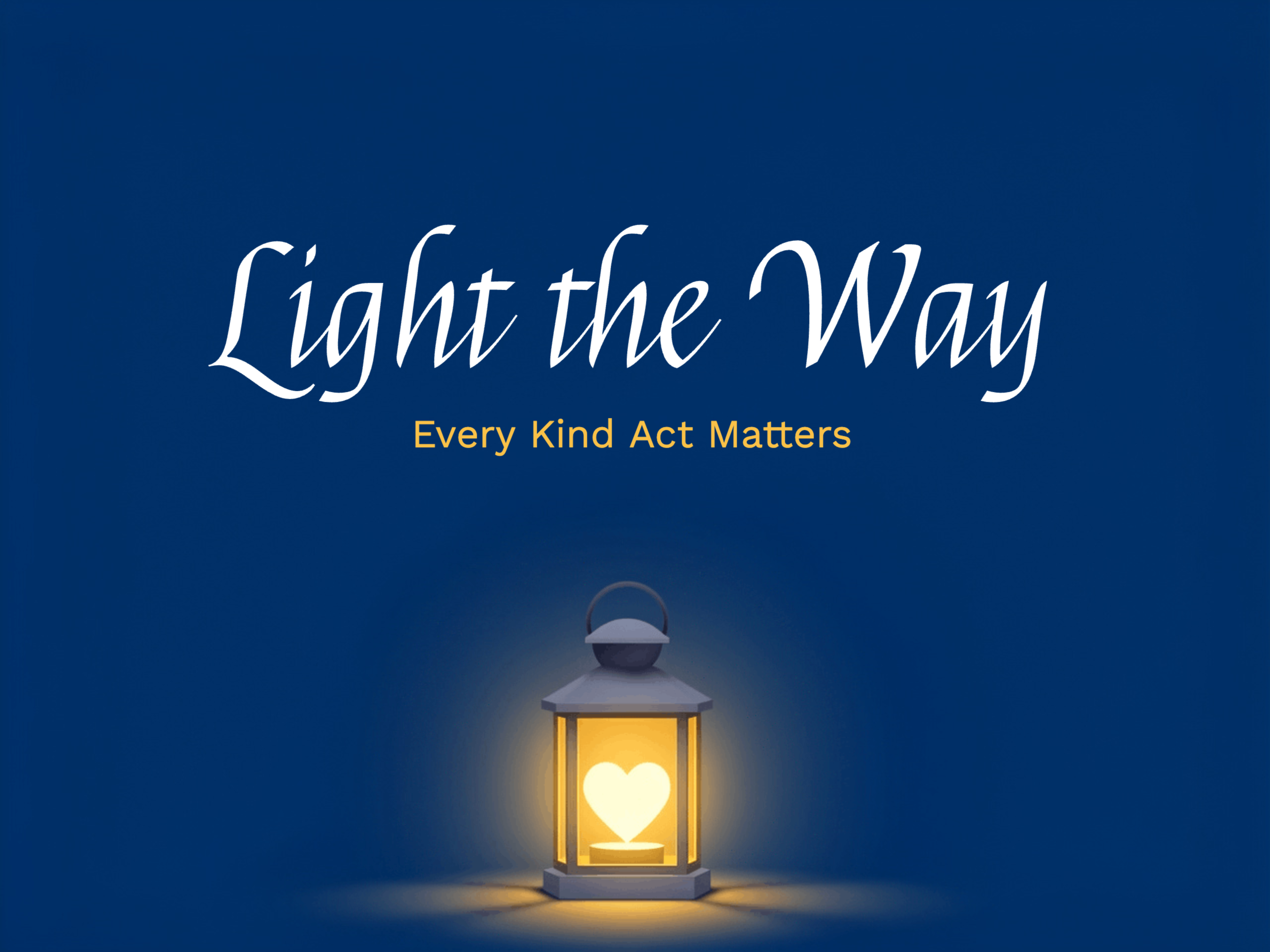 Light the Way eCard template preview