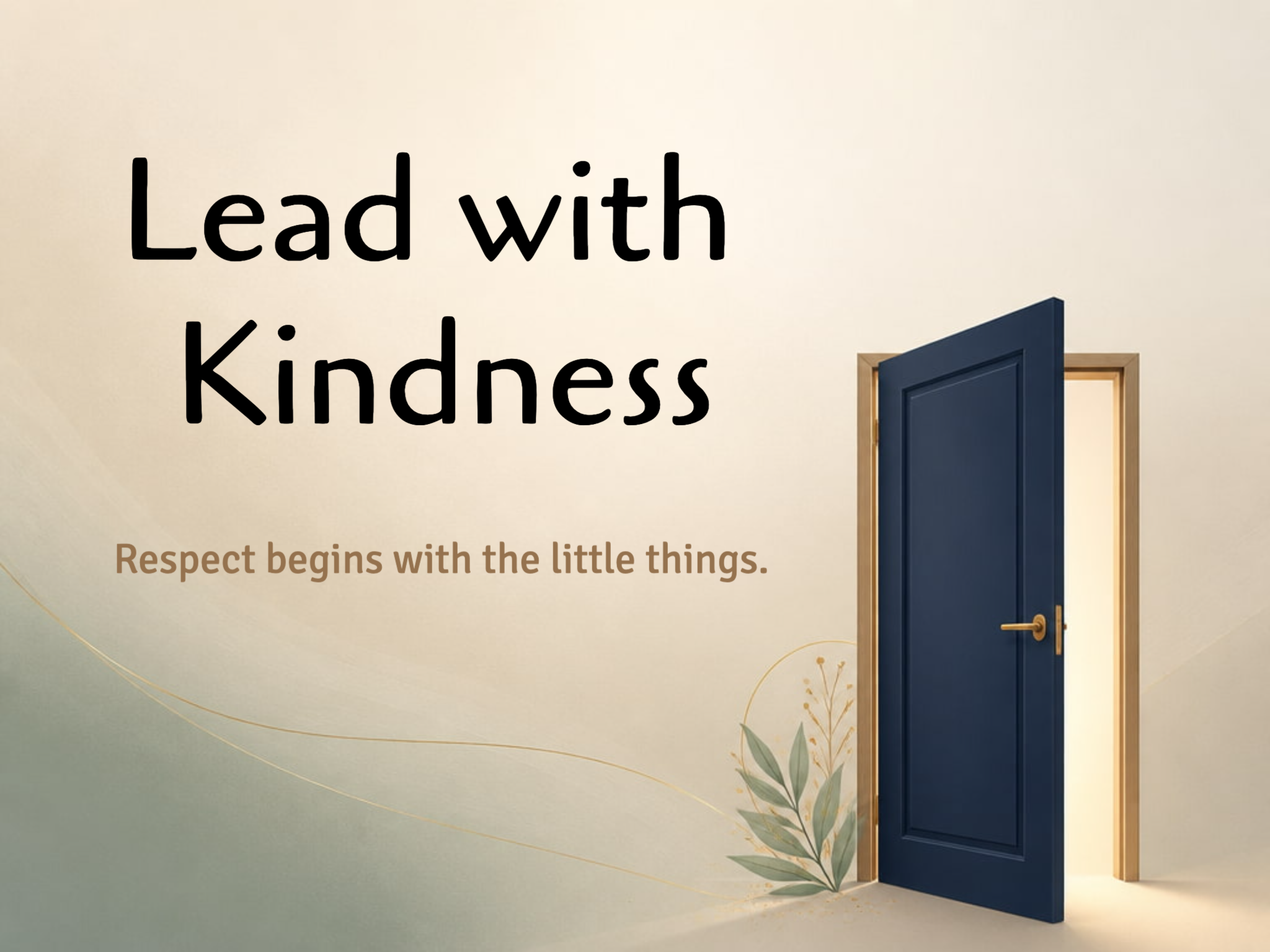 Open Door eCard template preview