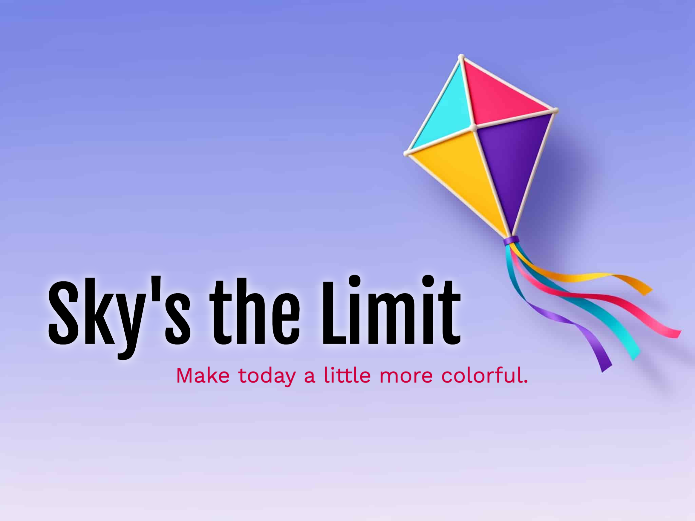 Kite Day eCard template preview
